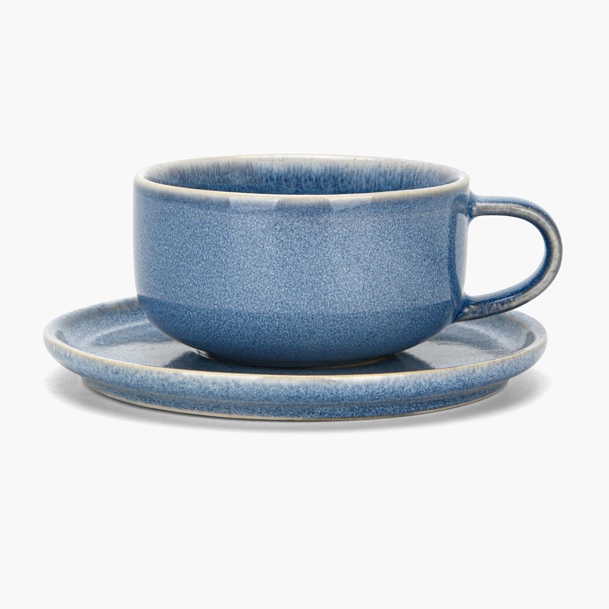 Cozy Ceramic Cup and Saucer Tea Set - 230 ml-household-dining-teaandcoffee-teaandcoffeesets-image-1