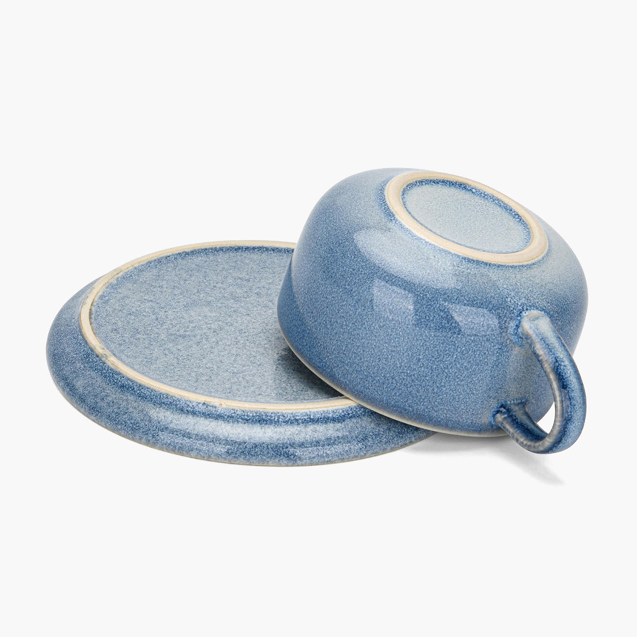 Cozy Ceramic Cup and Saucer Tea Set - 230 ml-household-dining-teaandcoffee-teaandcoffeesets-image-4