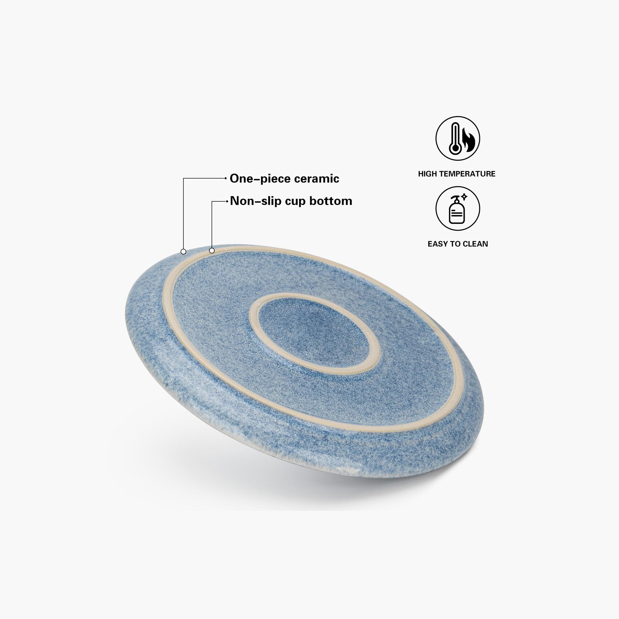 Cozy Ceramic Dinner Plate - 20 cms-household-dining-dinnerware-plates-image-3