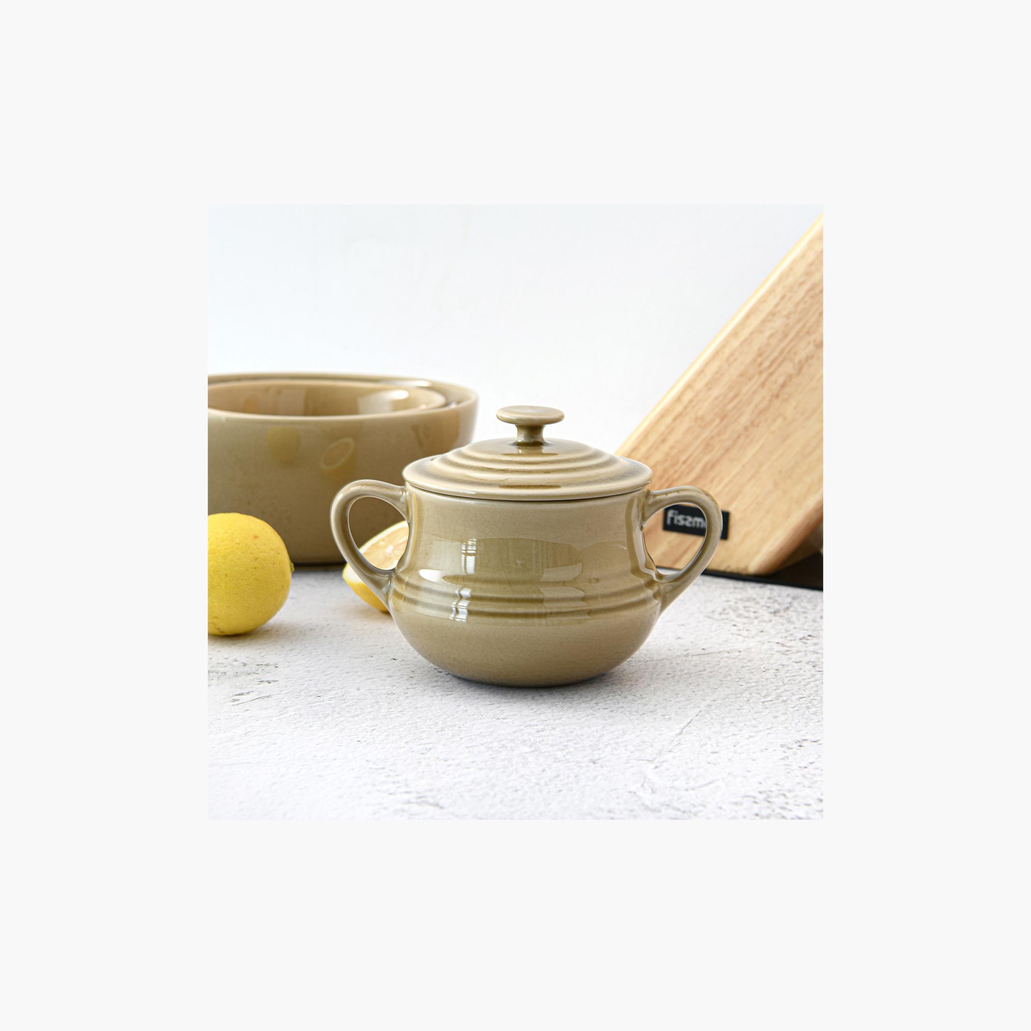 Ceramic Sugar Bowl - 450 ml-household-dining-teaandcoffee-teaandcoffeeaccessories-image-1