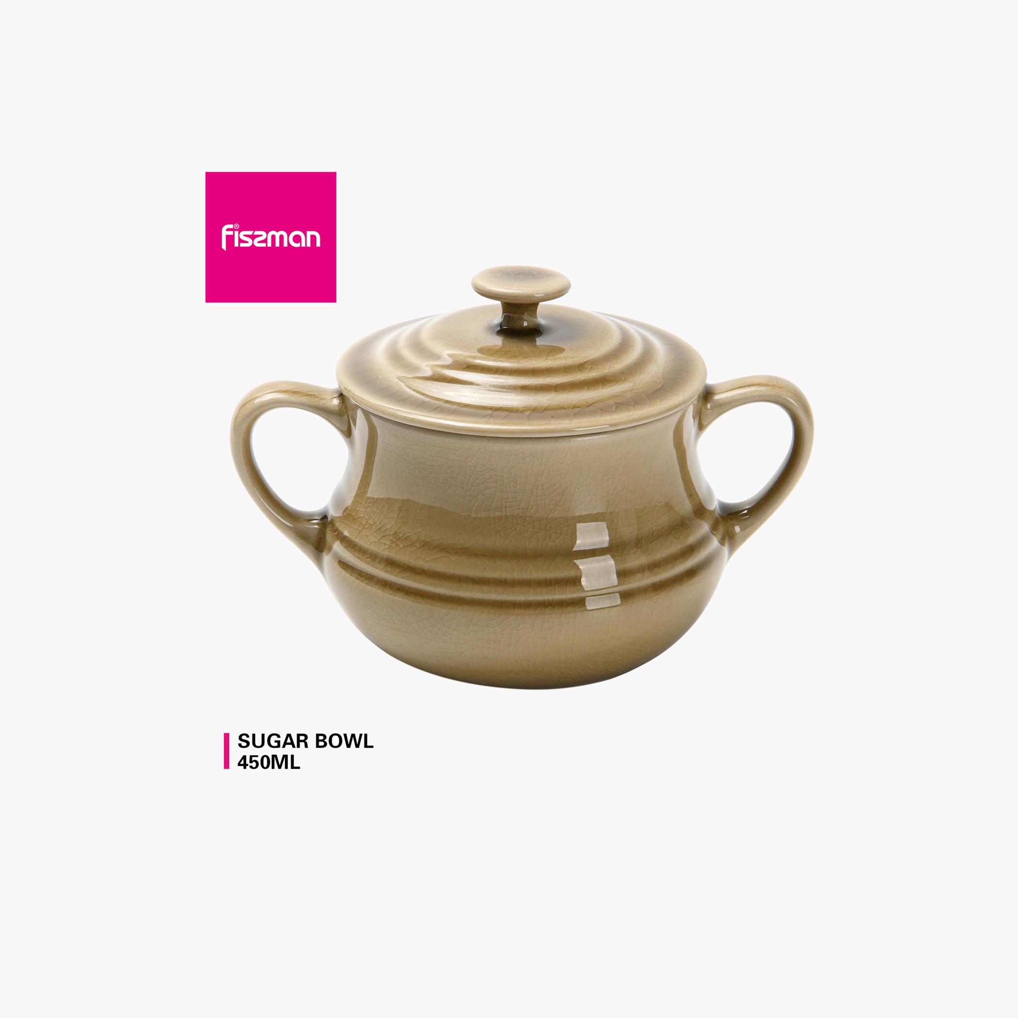 Ceramic Sugar Bowl - 450 ml-household-dining-teaandcoffee-teaandcoffeeaccessories-image-5