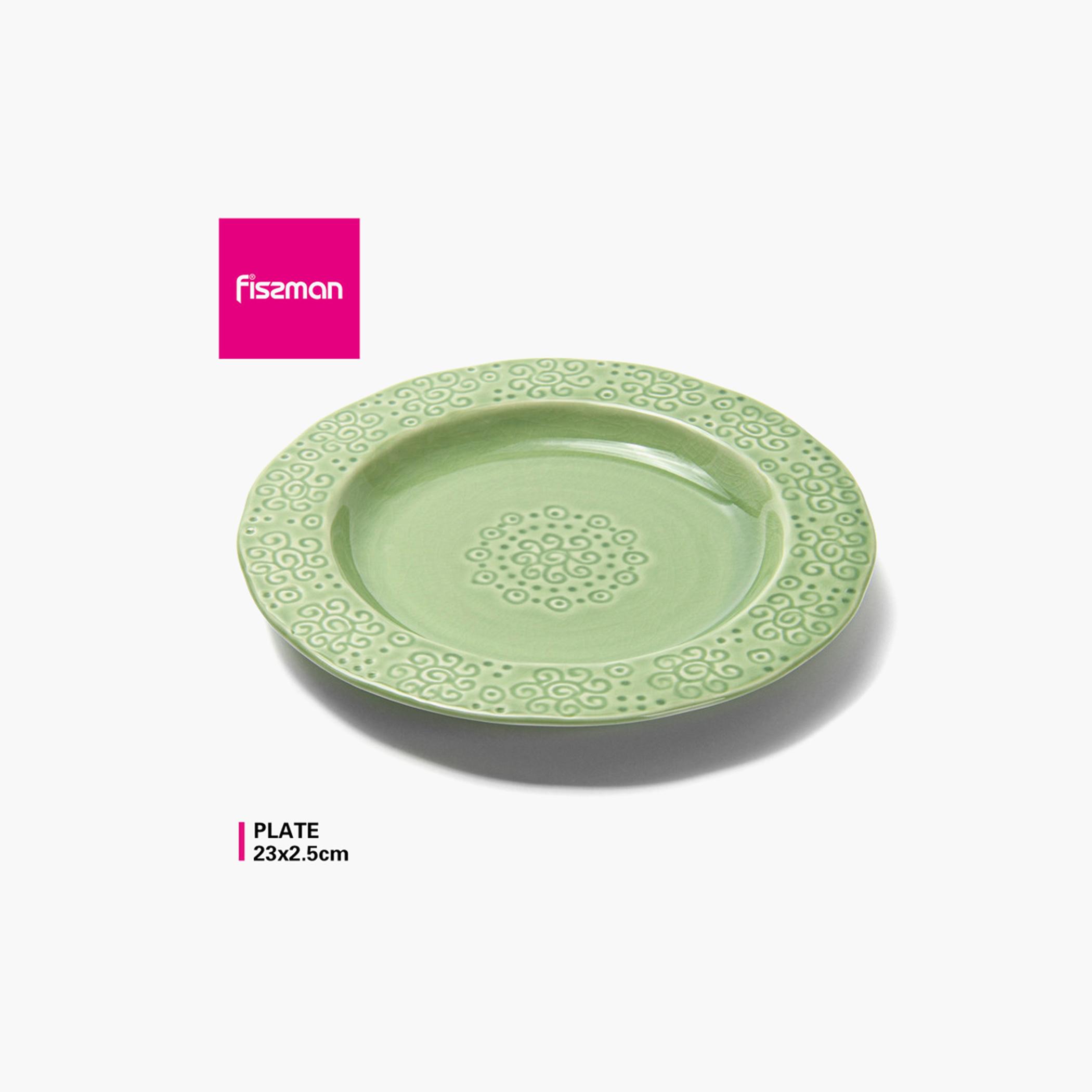 صحن سيراميك من فيسمان - 23 سم-household-dining-dinnerware-plates-image-3