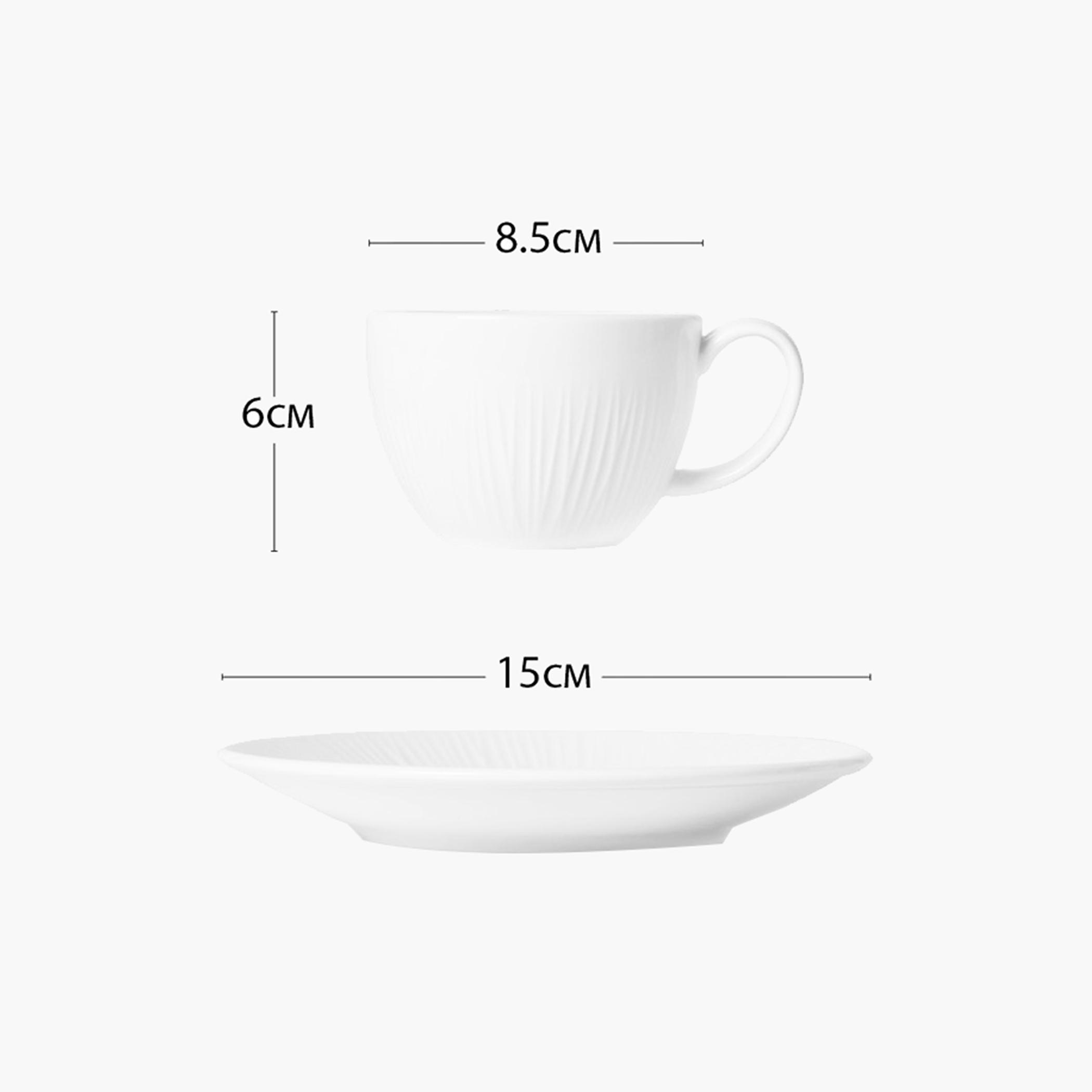طقم فنجان وصحن بورسلان بيلاجيو من فيسمان - 200 مل-household-dining-teaandcoffee-mugsandcups-image-2