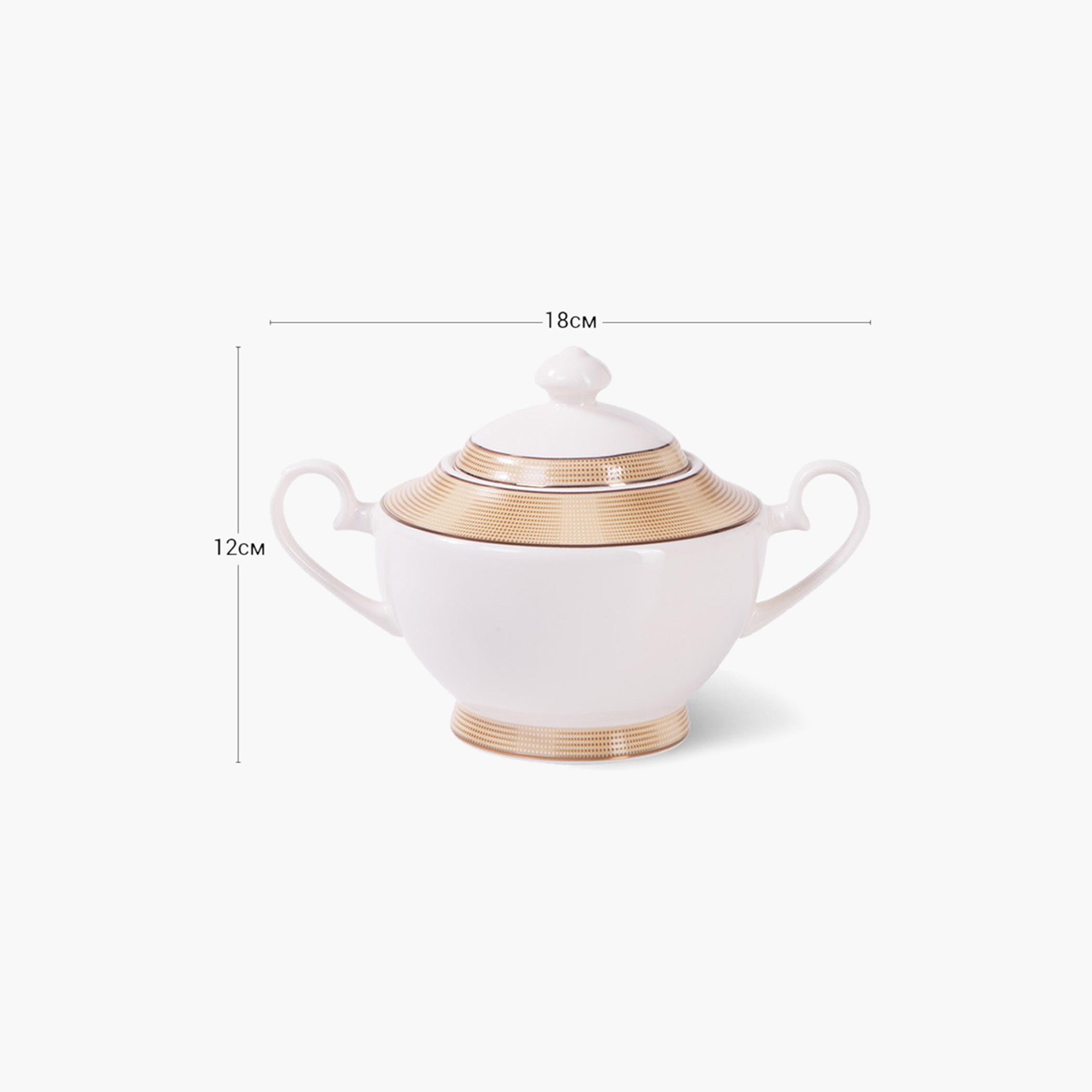 Versailles Porcelain Sugar Bowl - 500 ml-household-dining-dinnerware-bowls-image-3