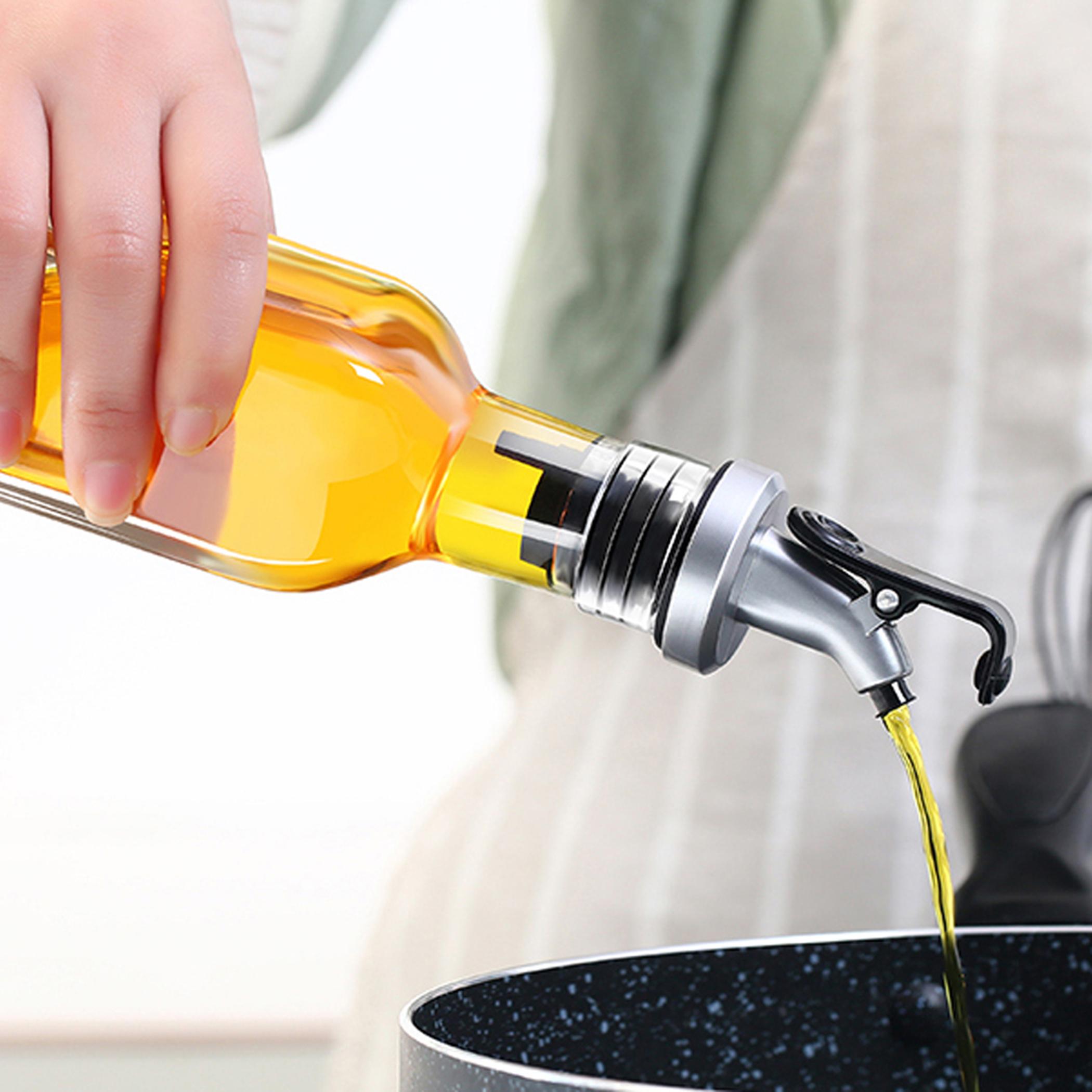 Glass 2-Piece Oil and Vinegar Bottle Set - 500 ml-household-kitchen-foodstorage-oilandvinegar-image-2
