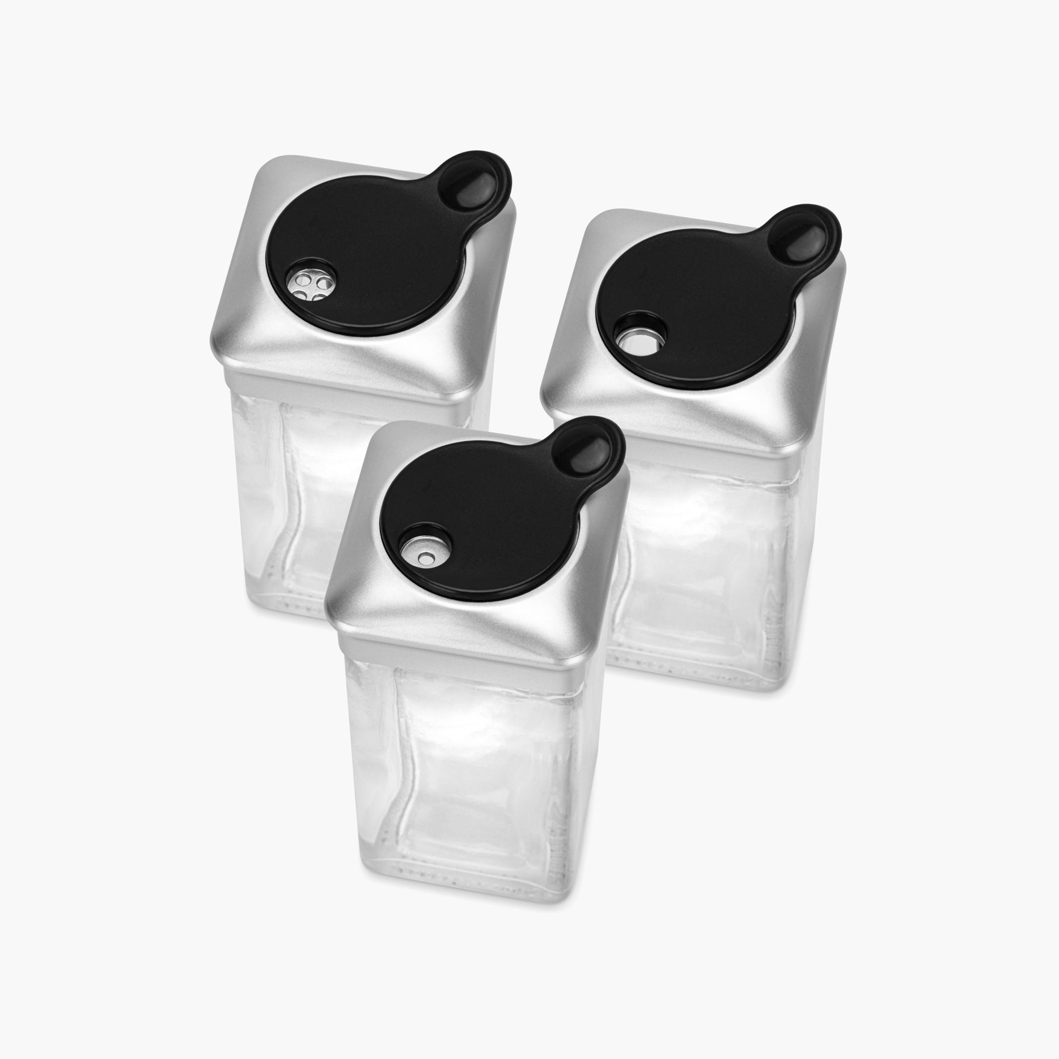 Glass 6-Piece Jar Spice Rack Organizer with Stand-household-kitchen-foodstorage-spiceracksandjars-image-5