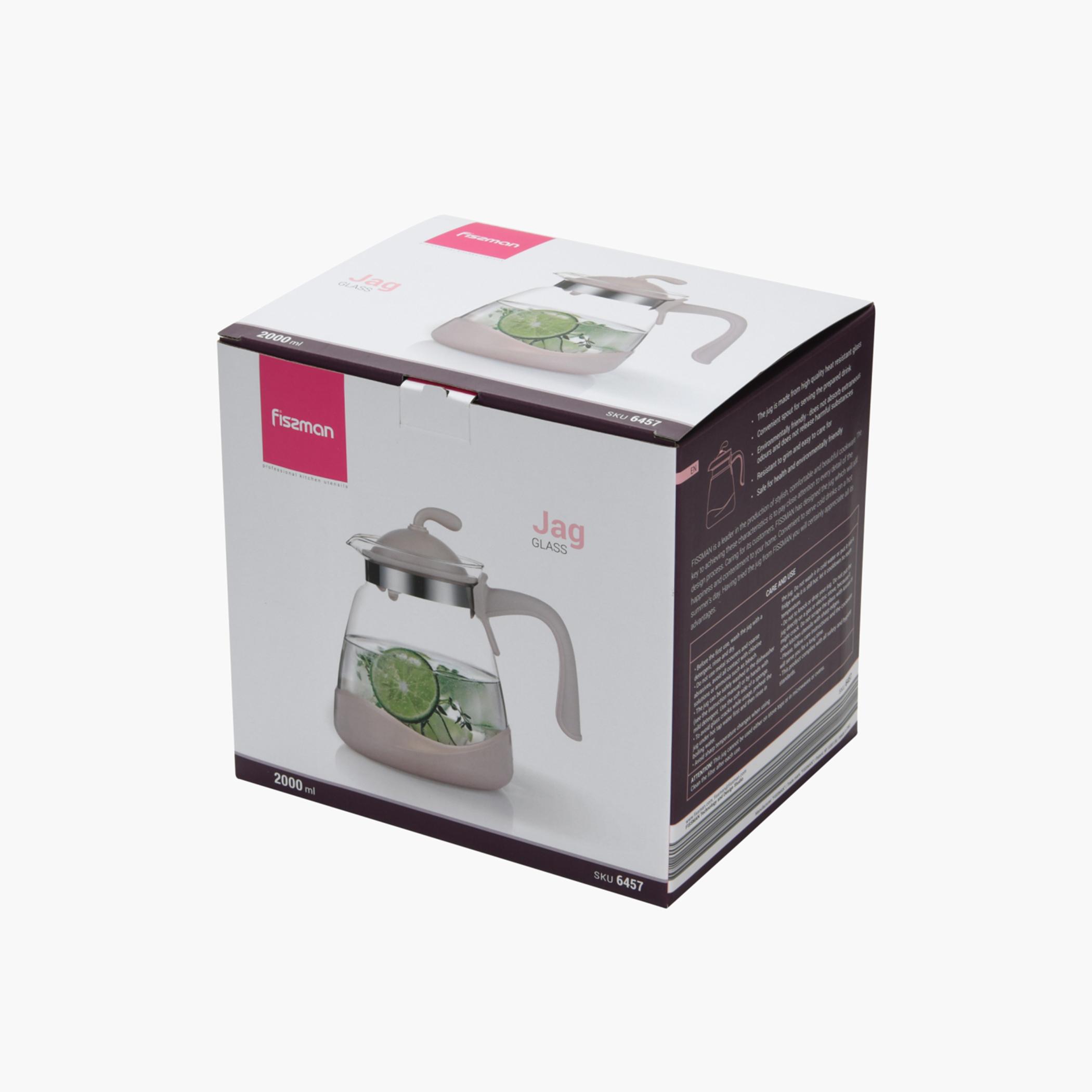 إبريق زجاج من فيسمان - 2 لتر-household-dining-drinkserveware-jugsdecantersandcarafes-image-5