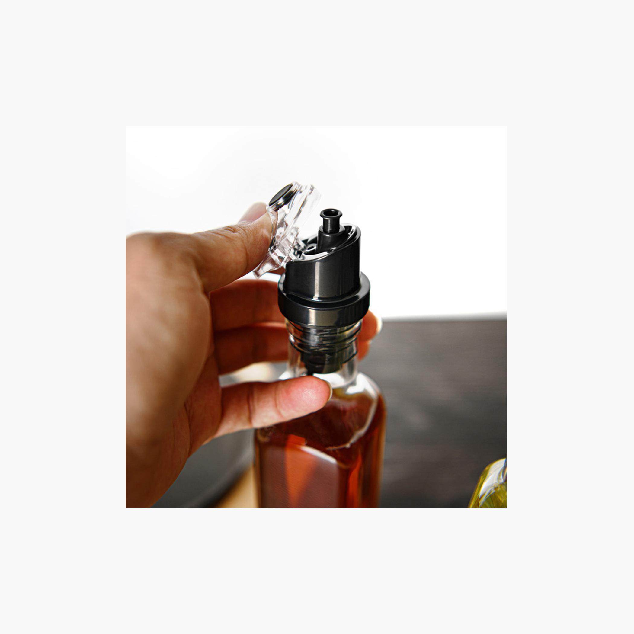 Glass Oil and Vinegar Bottle Set - 500 ml-household-kitchen-kitchentoolsandutensils-foodpreparationtools-image-4