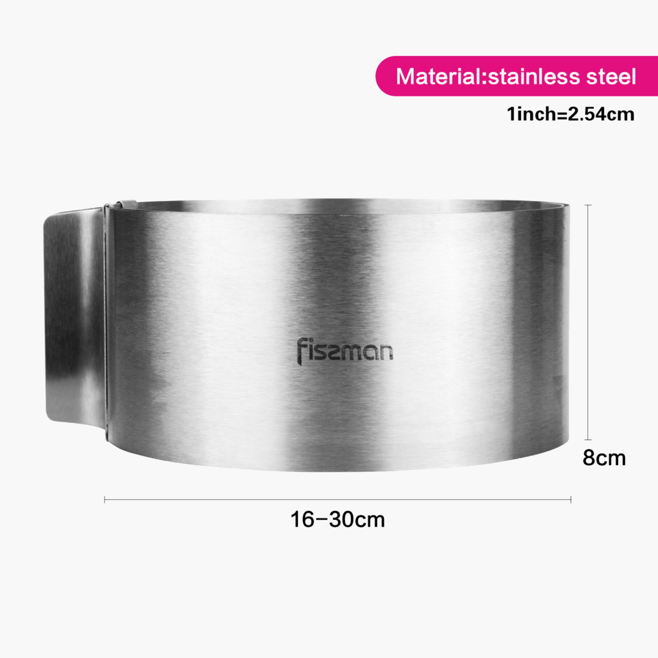 Fissman Stainless Steel Adjustable Dessert Ring-household-kitchen-kitchentoolsandutensils-foodpreparationtools-image-2