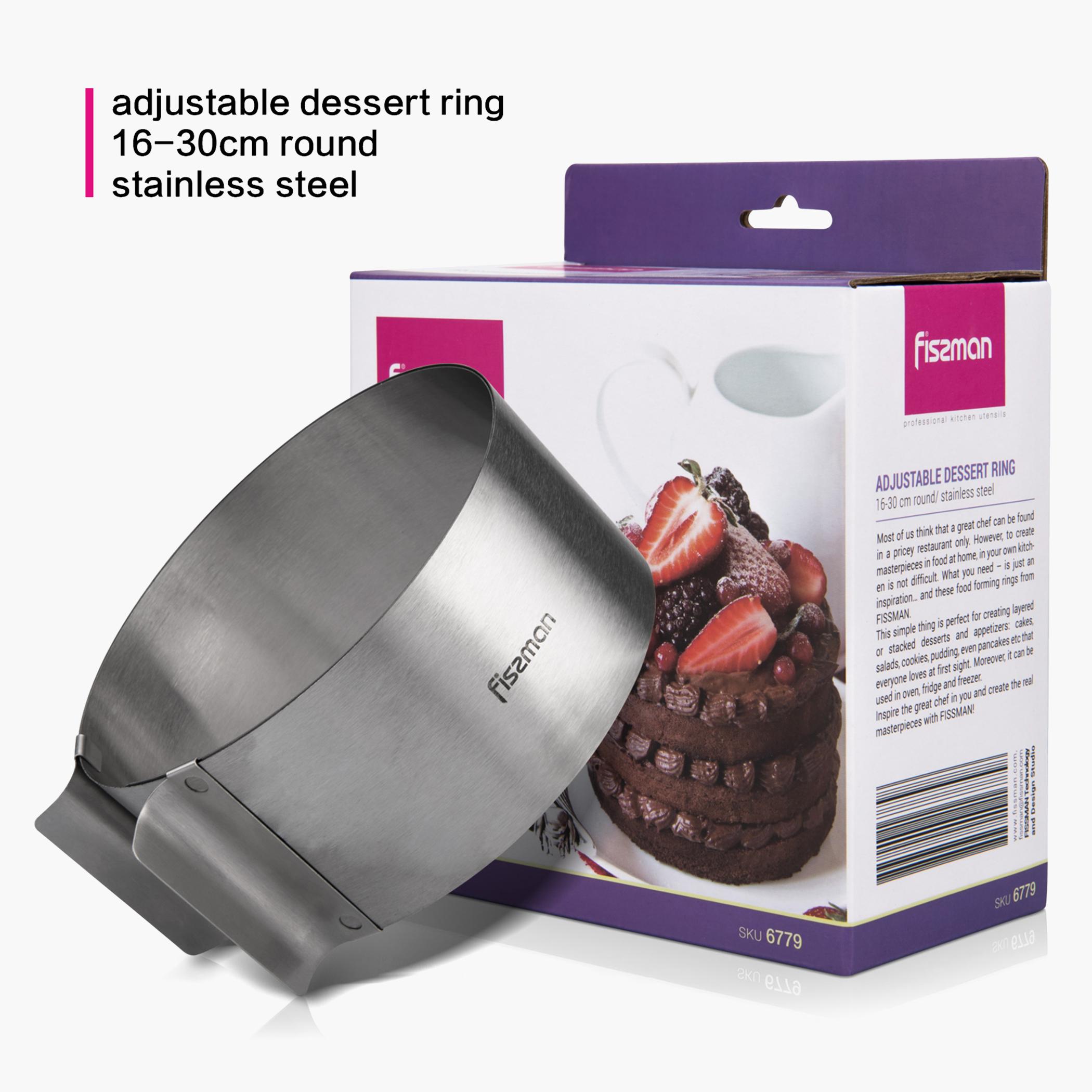 Fissman Stainless Steel Adjustable Dessert Ring-household-kitchen-kitchentoolsandutensils-foodpreparationtools-image-3