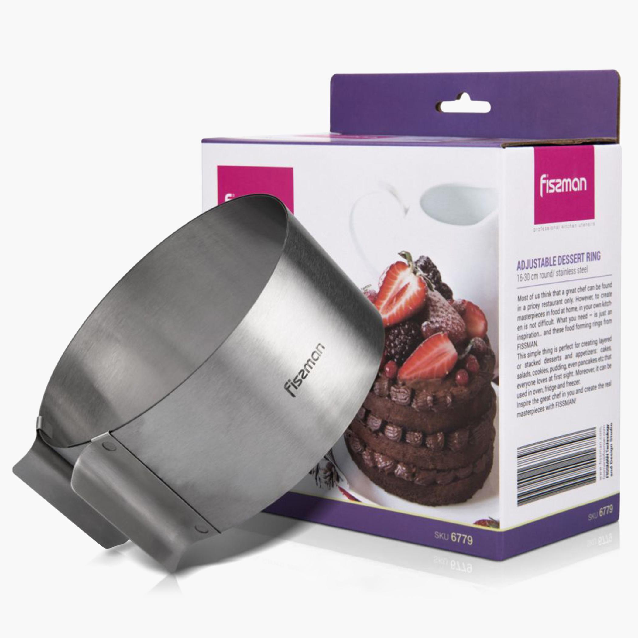 Fissman Stainless Steel Adjustable Dessert Ring-household-kitchen-kitchentoolsandutensils-foodpreparationtools-image-4