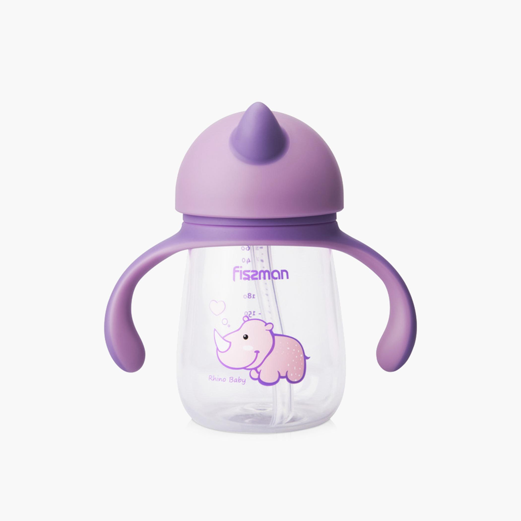 Training Cup with Spout and Straw - 260 ml-school-waterbottles-image-1