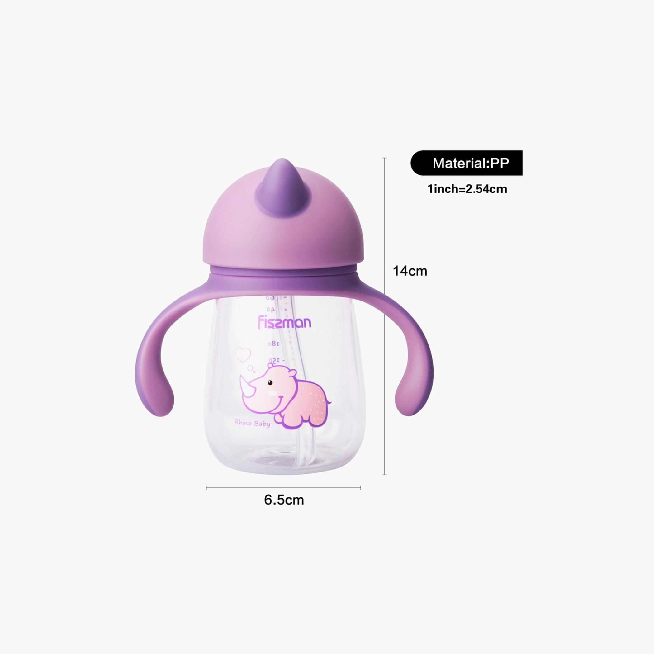 Training Cup with Spout and Straw - 260 ml-school-waterbottles-image-2
