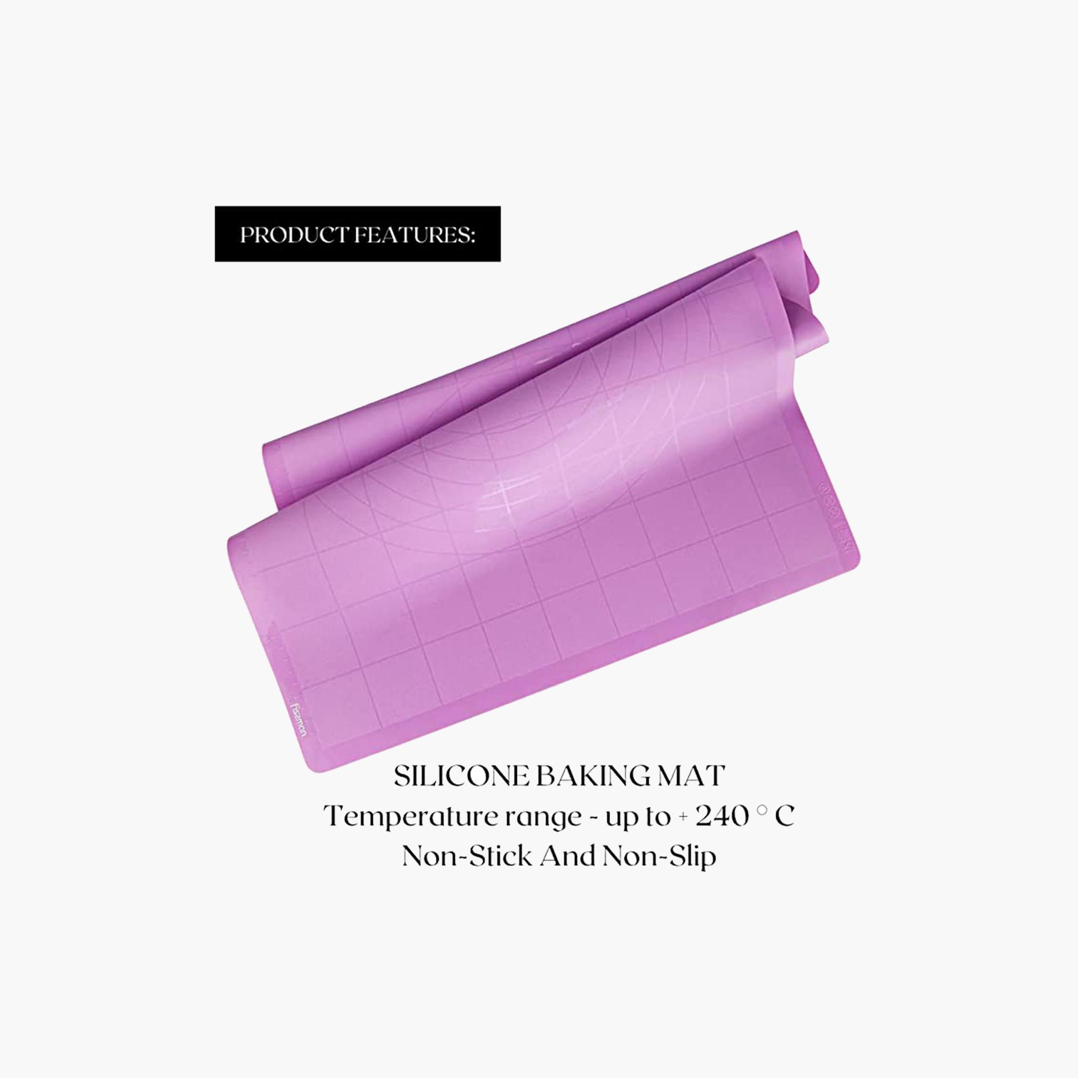 Solid Silicone Baking Mat - 57x47 cms-household-kitchen-bakeware-bakingtoolsandaccessories-image-4