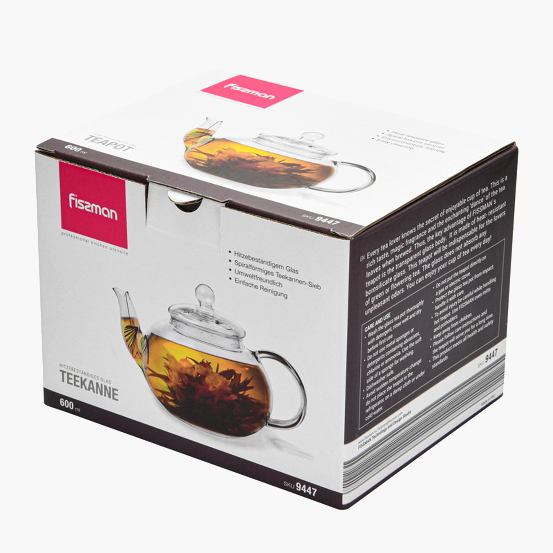 Tea Pot with Steel Infuser - 600 ml-household-dining-teaandcoffee-vacuumflaskscoffeeandteapots-image-2
