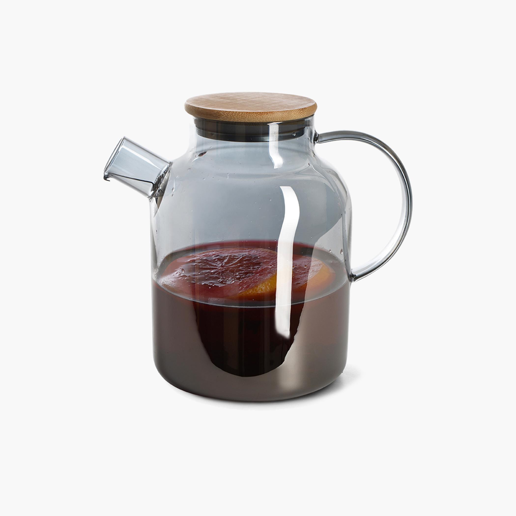 Heat Resistant Glass Tea Pot with Steel Infuser - 1.8 L-household-dining-teaandcoffee-vacuumflaskscoffeeandteapots-image-11