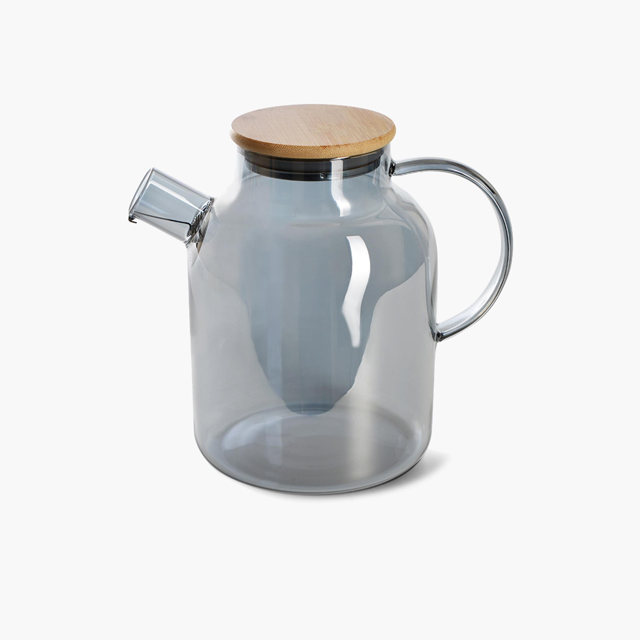 Heat Resistant Glass Tea Pot with Steel Infuser - 1.8 L-household-dining-teaandcoffee-vacuumflaskscoffeeandteapots-image-2