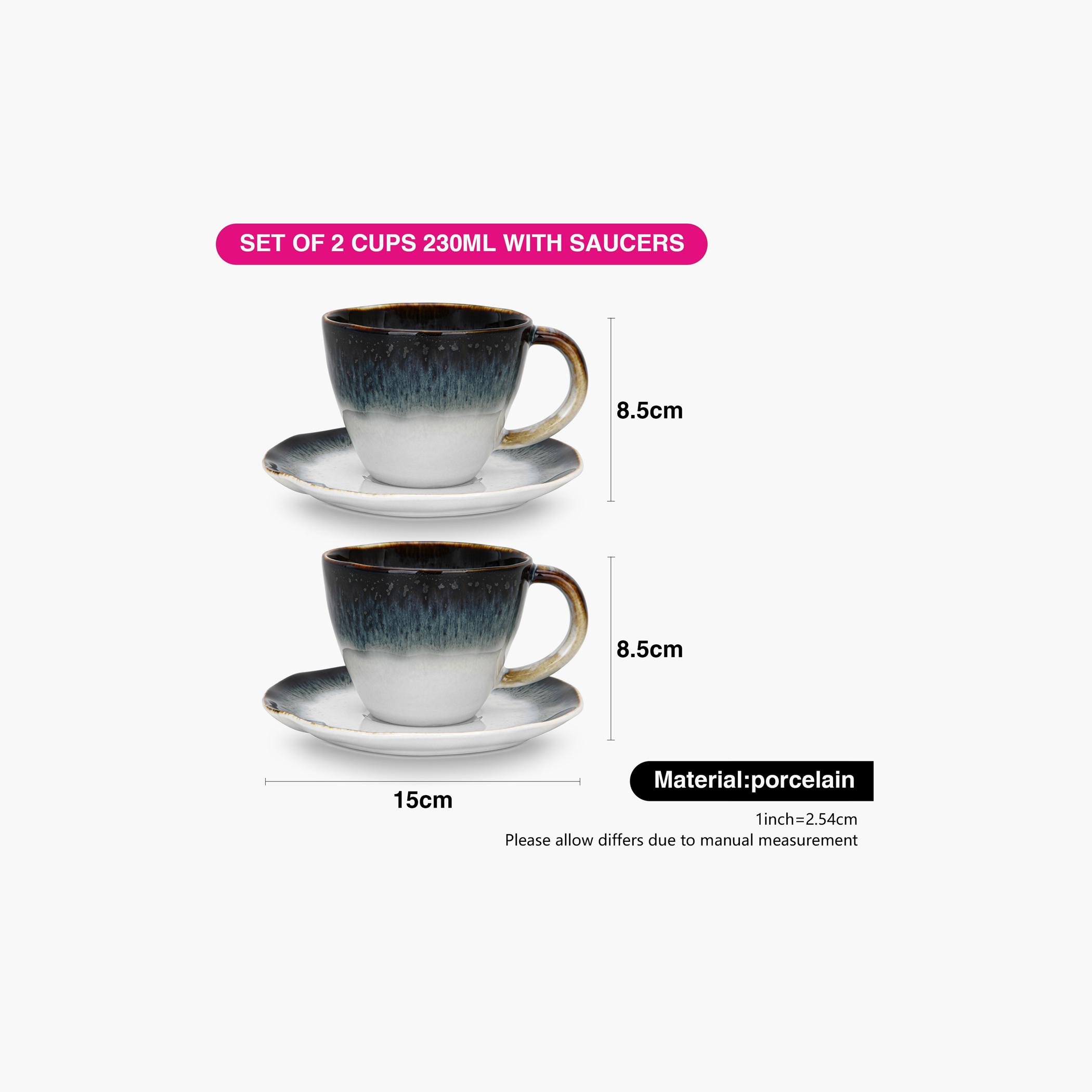 طقم كوب وصحن سلسلة جالاتيكا من فيسمان - 230 مل-household-dining-teaandcoffee-teaandcoffeesets-image-4