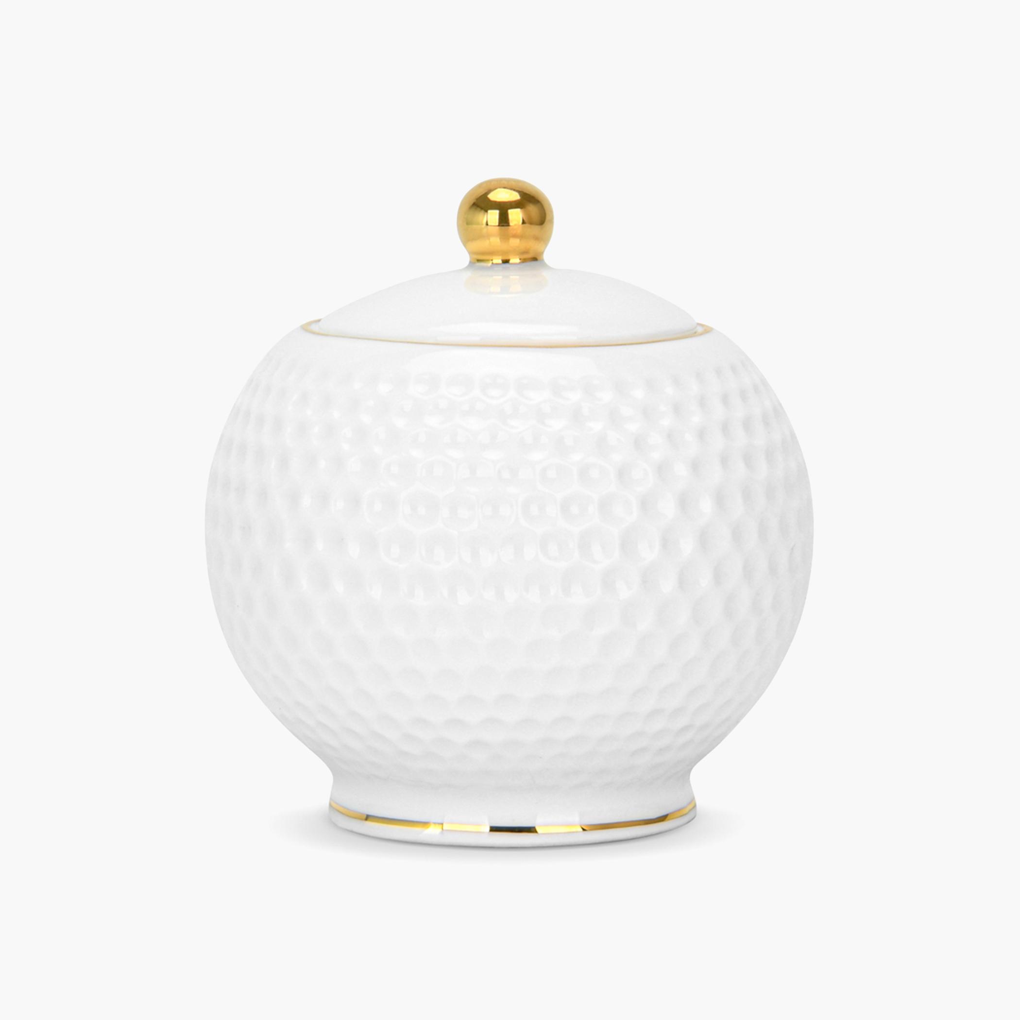 Fissman Bone China Sugar Pot - 260 ml-household-kitchen-kitchentoolsandutensils-foodpreparationtools-image-1