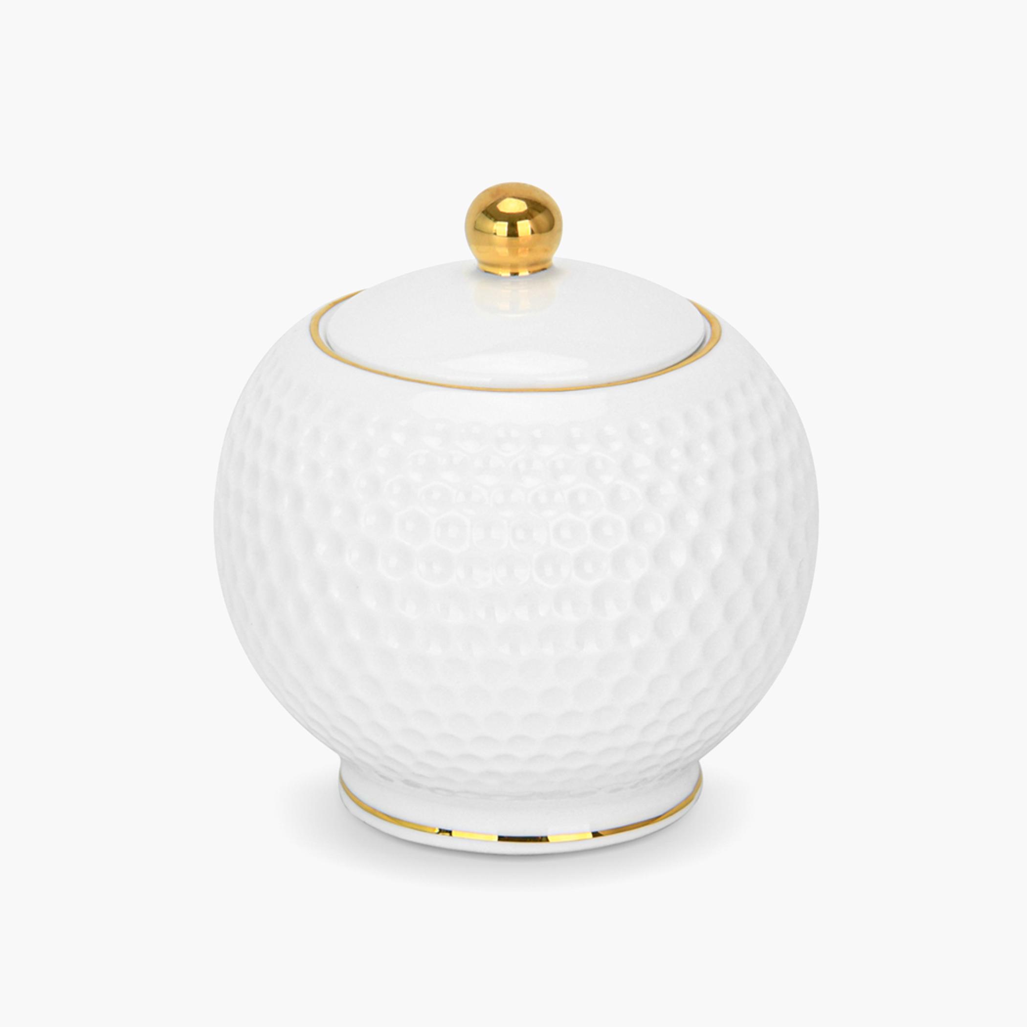 Fissman Bone China Sugar Pot - 260 ml-household-kitchen-kitchentoolsandutensils-foodpreparationtools-image-2