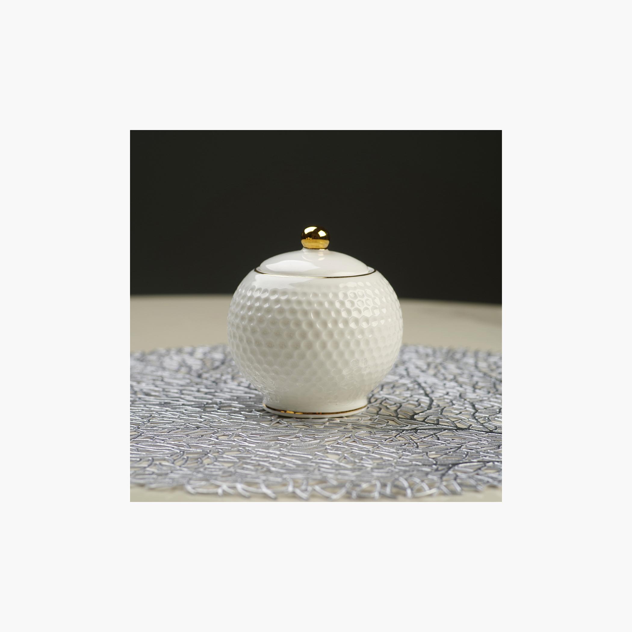 Fissman Bone China Sugar Pot - 260 ml-household-kitchen-kitchentoolsandutensils-foodpreparationtools-image-3