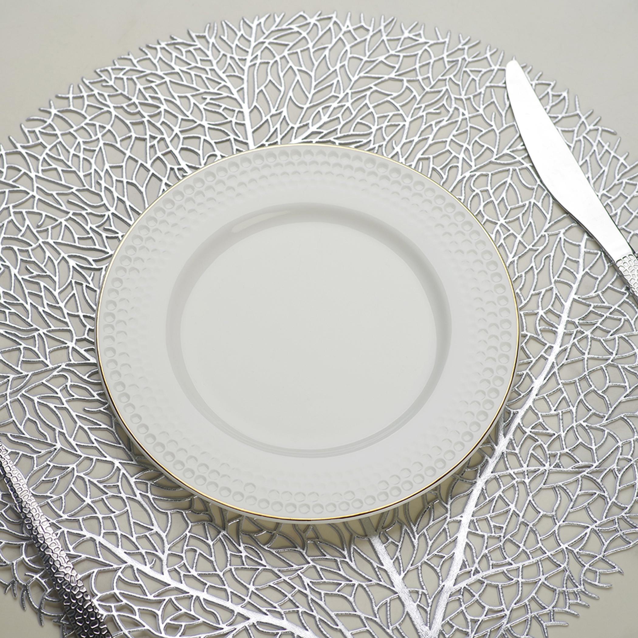 NOEMI 2-Piece Fine Bone China Dinner Plate Set - 20 cm-household-dining-dinnerware-plates-image-1