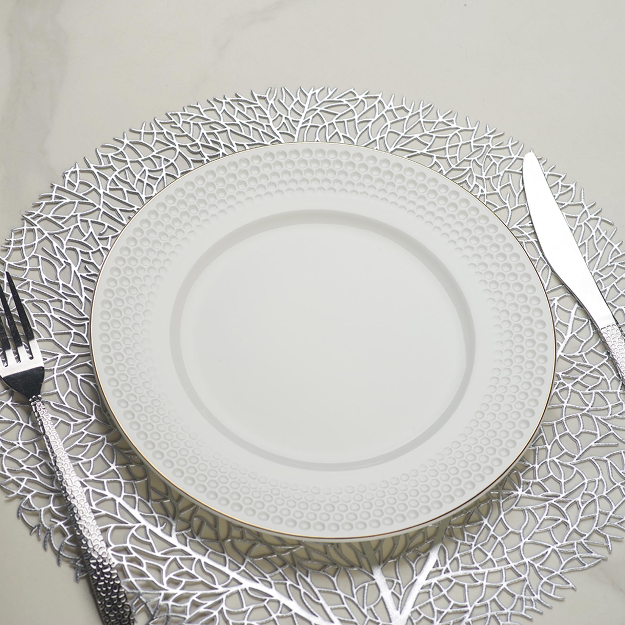 NOEMI 2-Piece Fine Bone China Plate Set - 25 cm-household-dining-dinnerware-plates-image-1