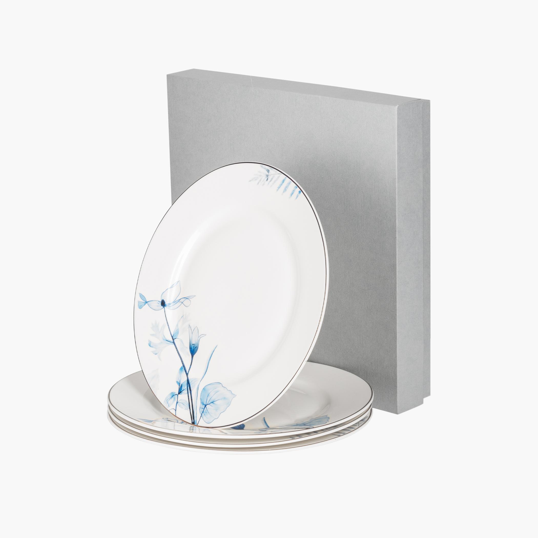 Lyon 4-Piece Porcelain Plate Set - 19 cm-household-dining-dinnerware-dinnersets-image-1