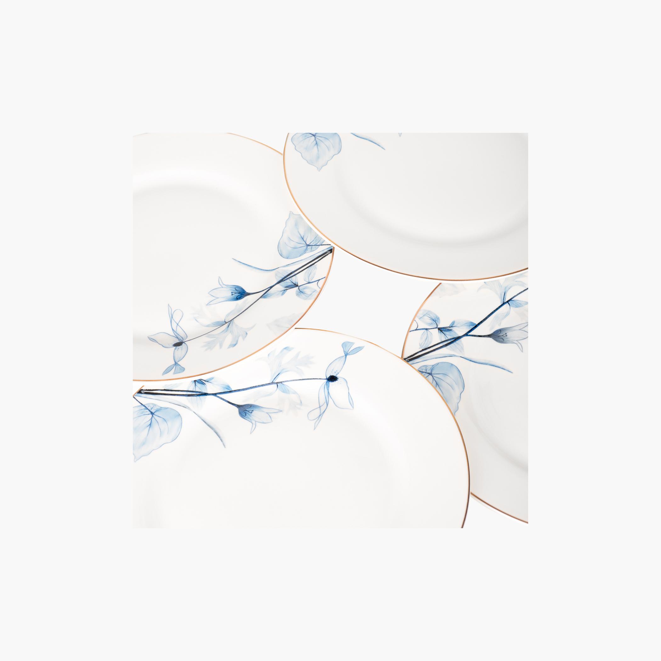 Lyon 4-Piece Porcelain Plate Set - 19 cm-household-dining-dinnerware-dinnersets-image-4