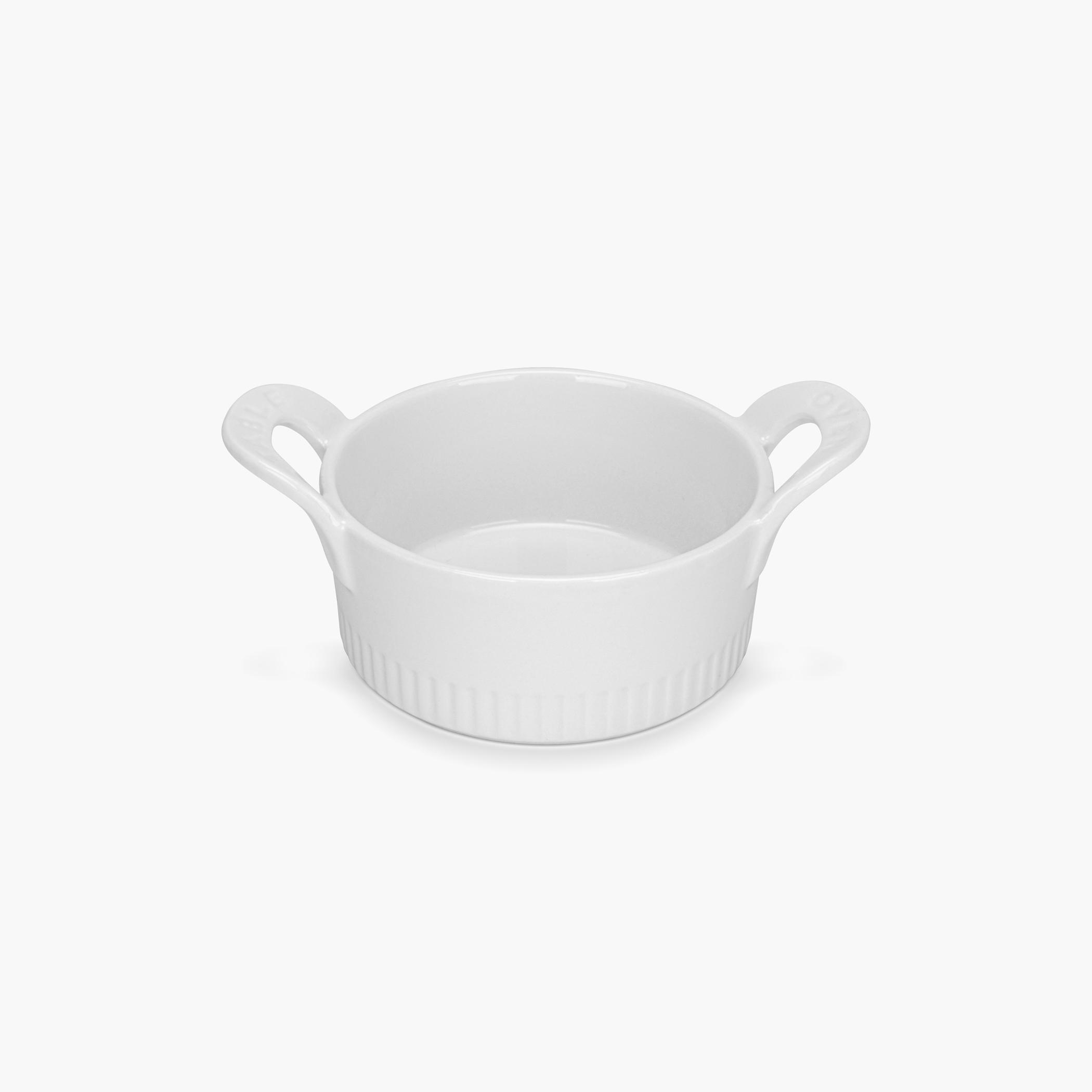 Round 2-Piece Porcelain Baking Dish Set - 11x6 cm-household-kitchen-bakeware-bakingdishes-image-1