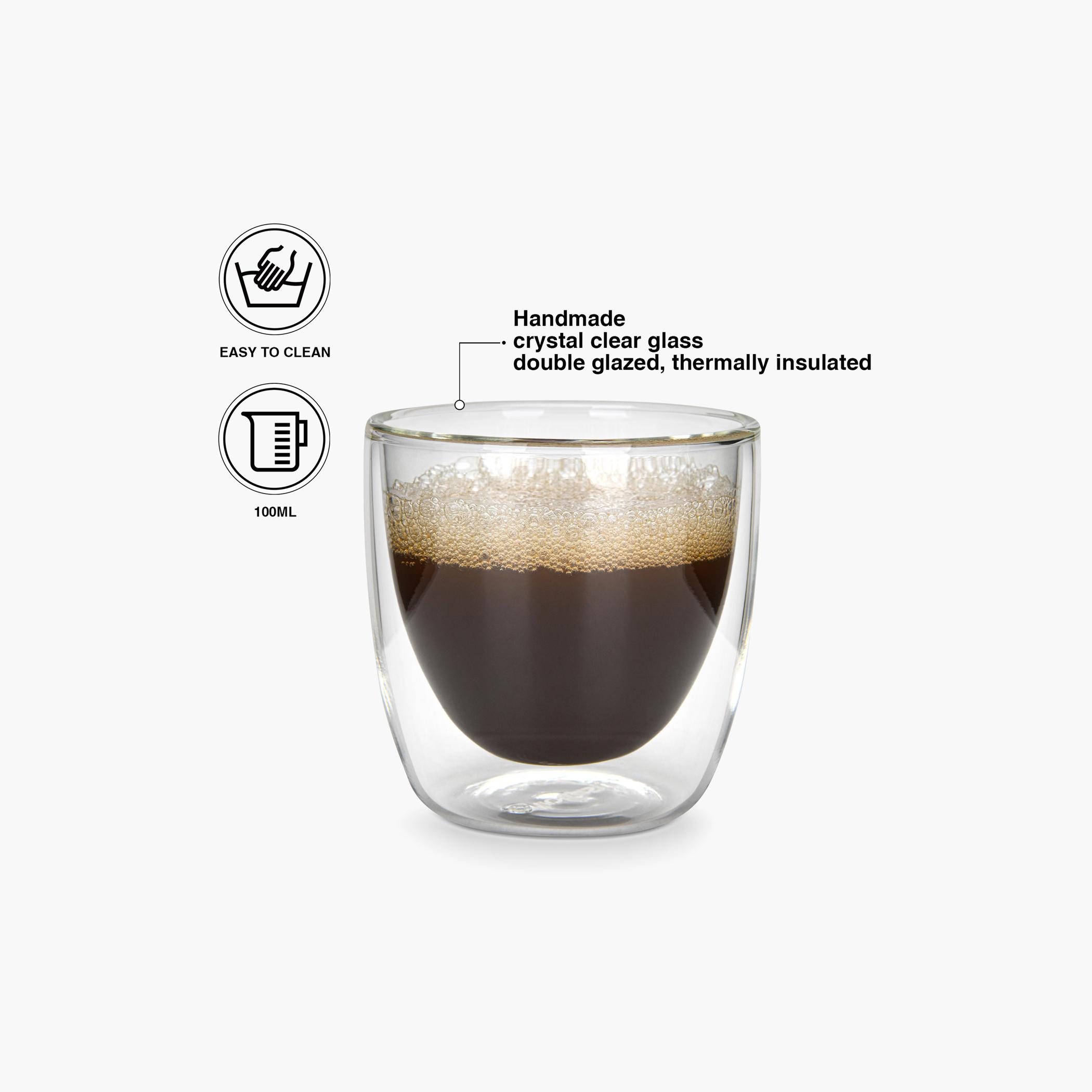 Fissman 2-Piece Borosilicate Glass Double Wall Glass Set - 100 ml-household-dining-glassware-drinkingglasses-image-3