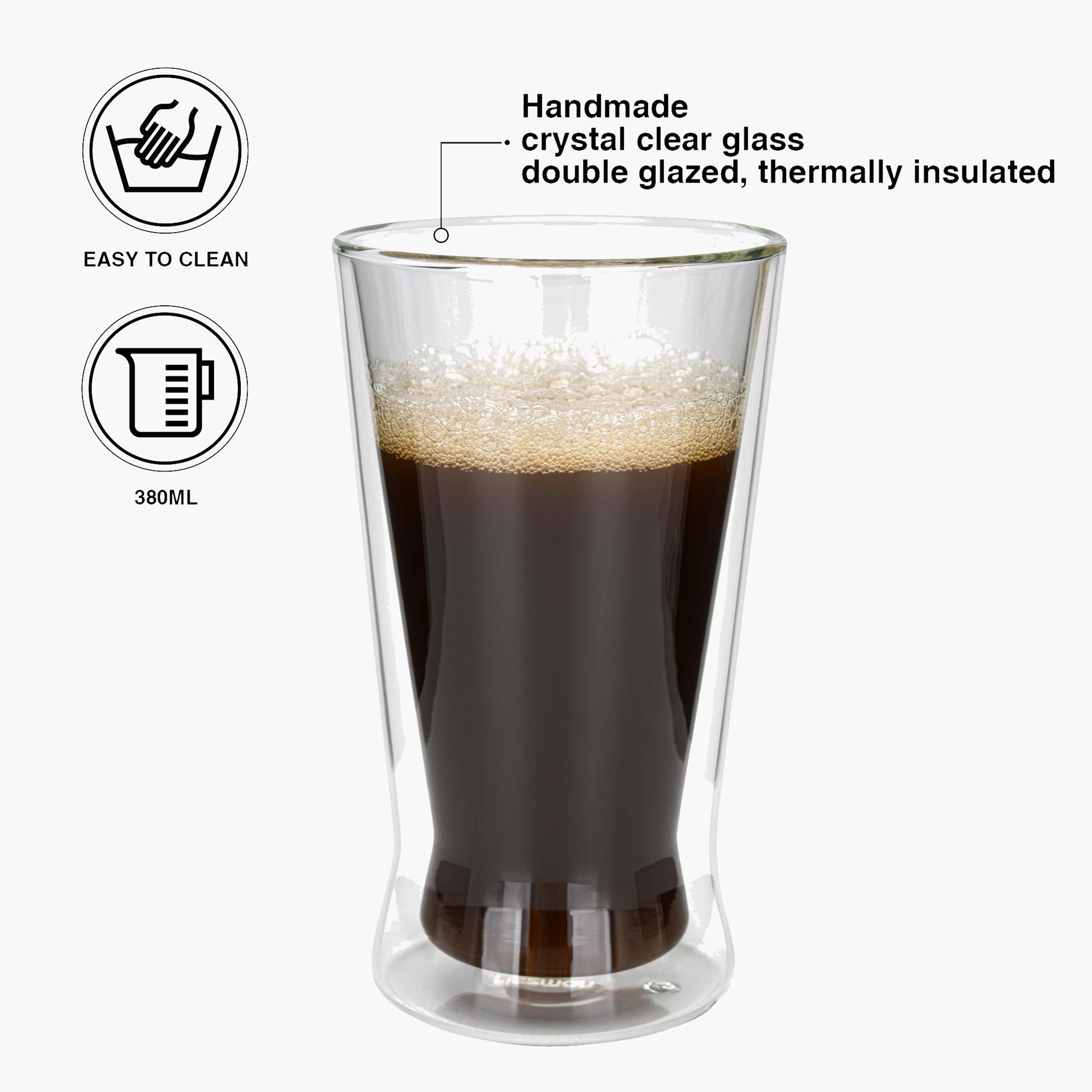 Double Wall 2-Piece Glass Set - 380 ml-household-dining-glassware-drinkingglasses-image-2