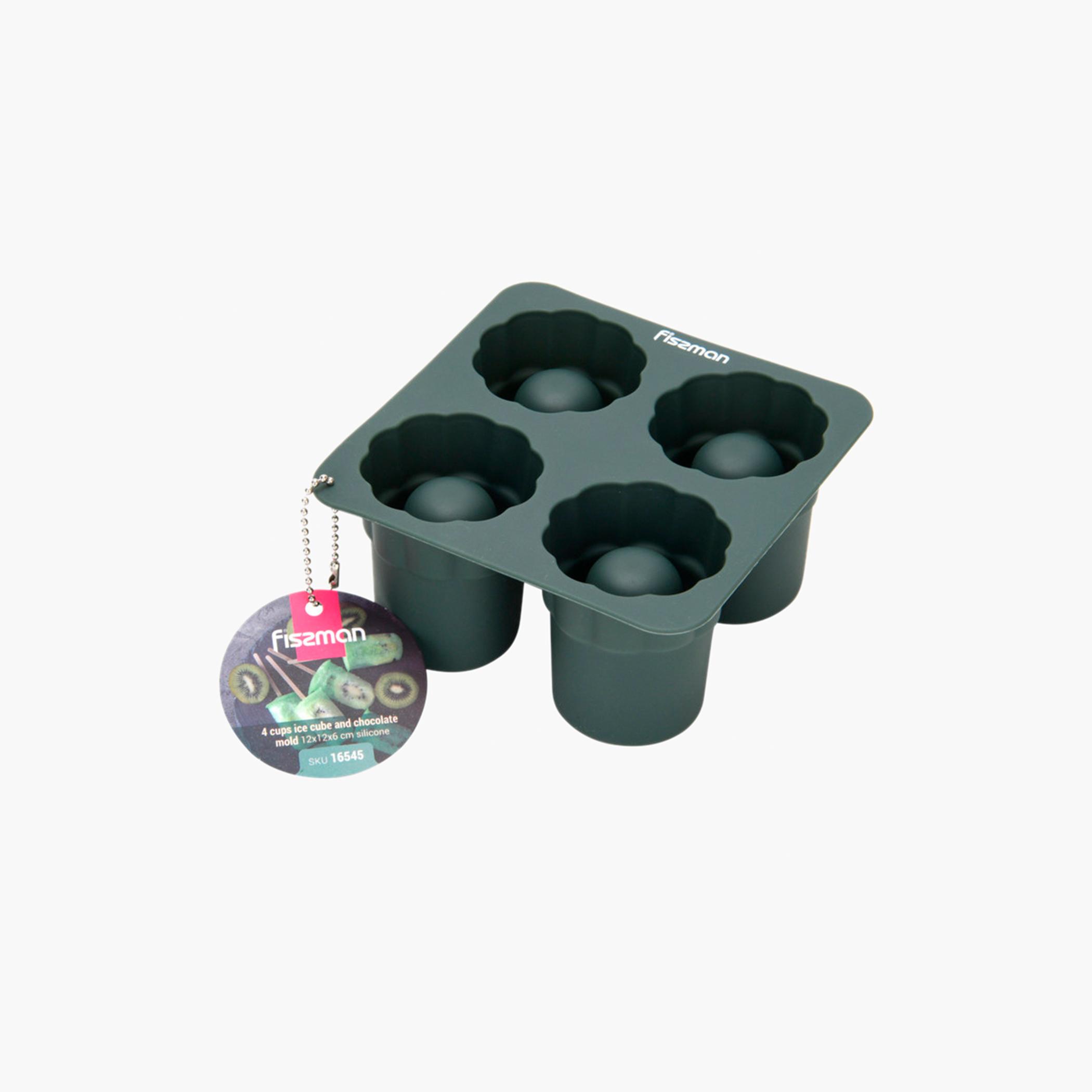 Silicone 4-Cup Ice Tube Mould-household-kitchen-bakeware-bakingpansandmoulds-image-3