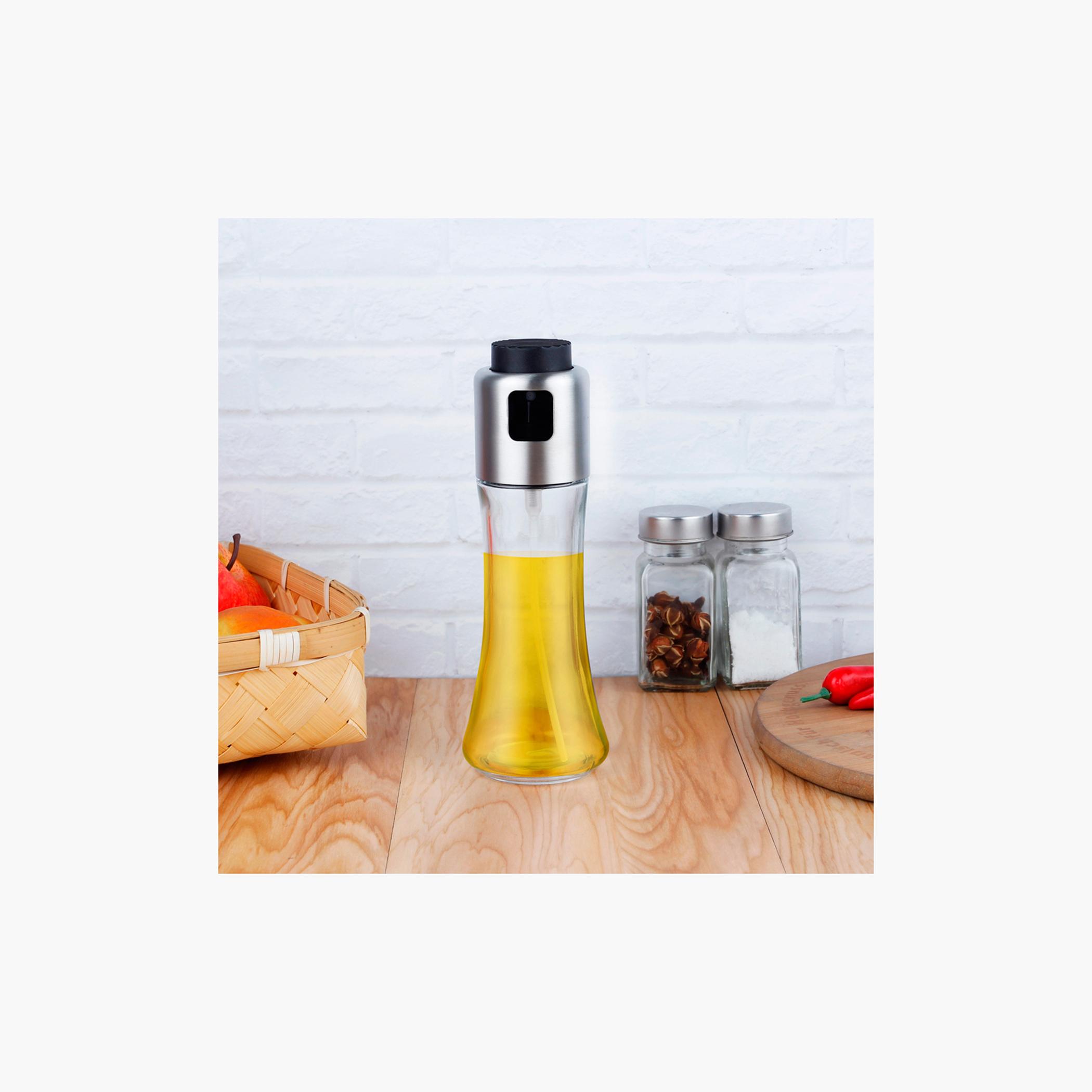Glass Oil and Vinegar Spray Bottle - 180 ml-household-kitchen-foodstorage-oilandvinegar-image-1