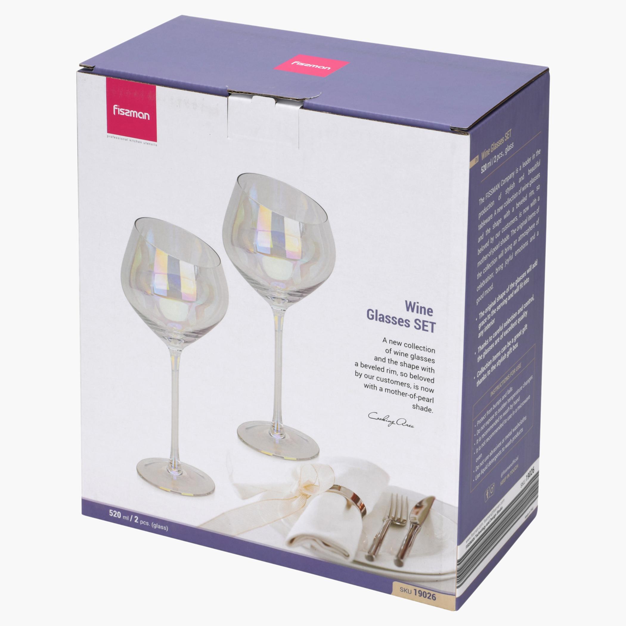طقم أكواب قطعتين من فيسمان - 520 مل-household-dining-glassware-stemware-image-4