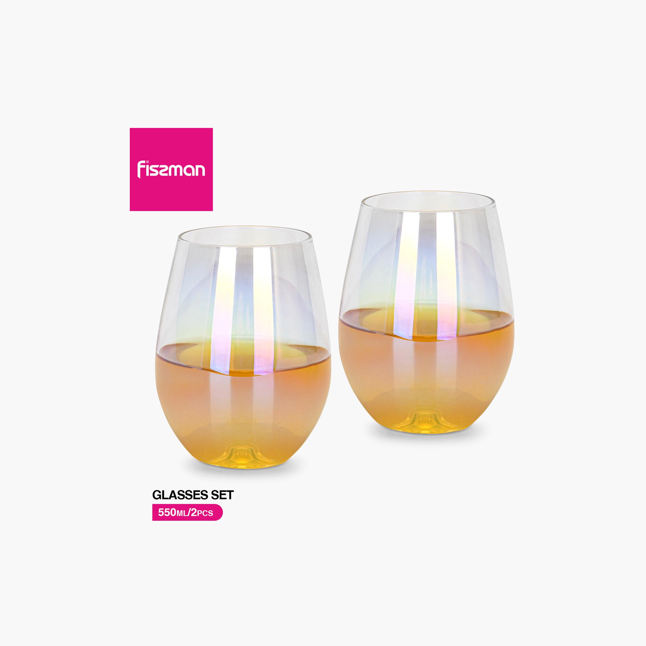 Glass 2-Piece Tumbler Set - 550 ml-household-dining-glassware-stemware-image-2