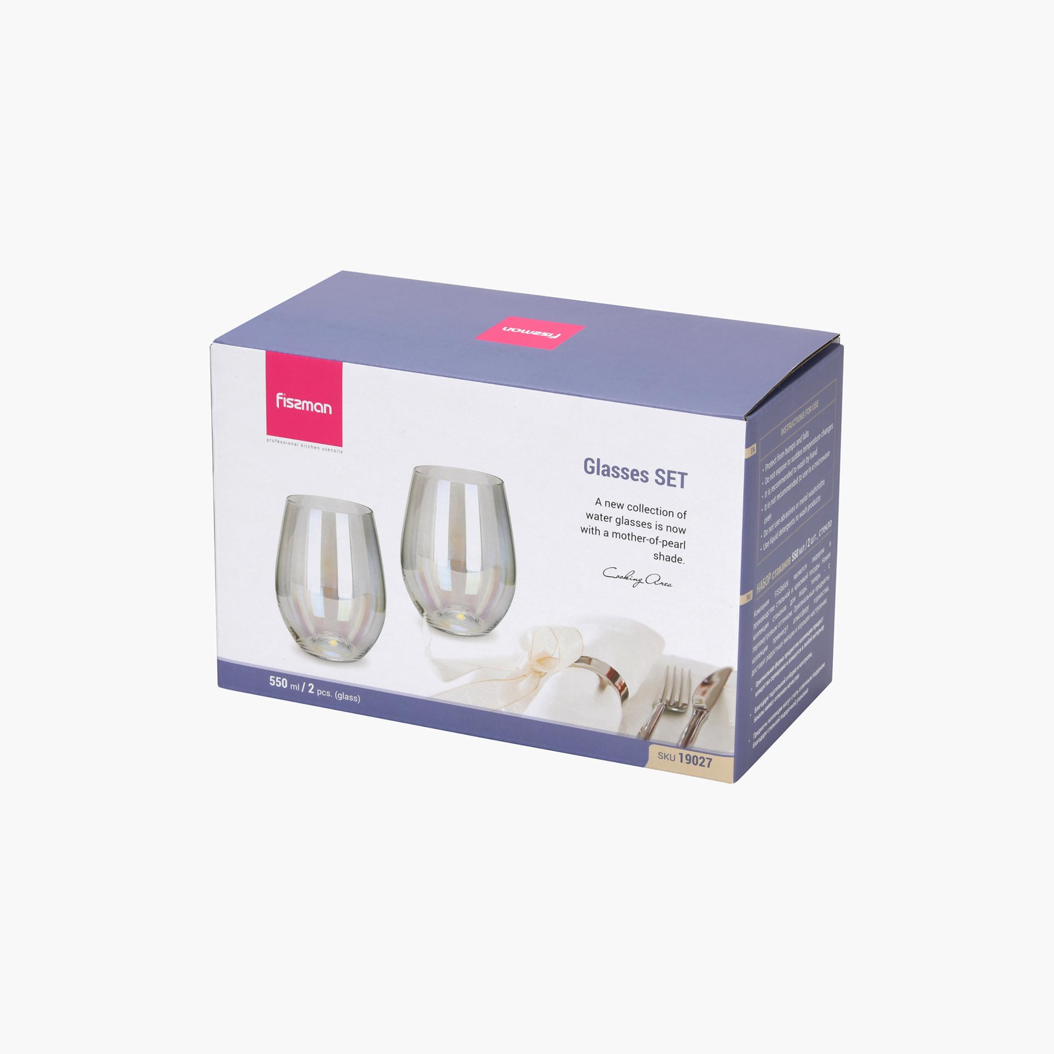 Glass 2-Piece Tumbler Set - 550 ml-household-dining-glassware-stemware-image-5