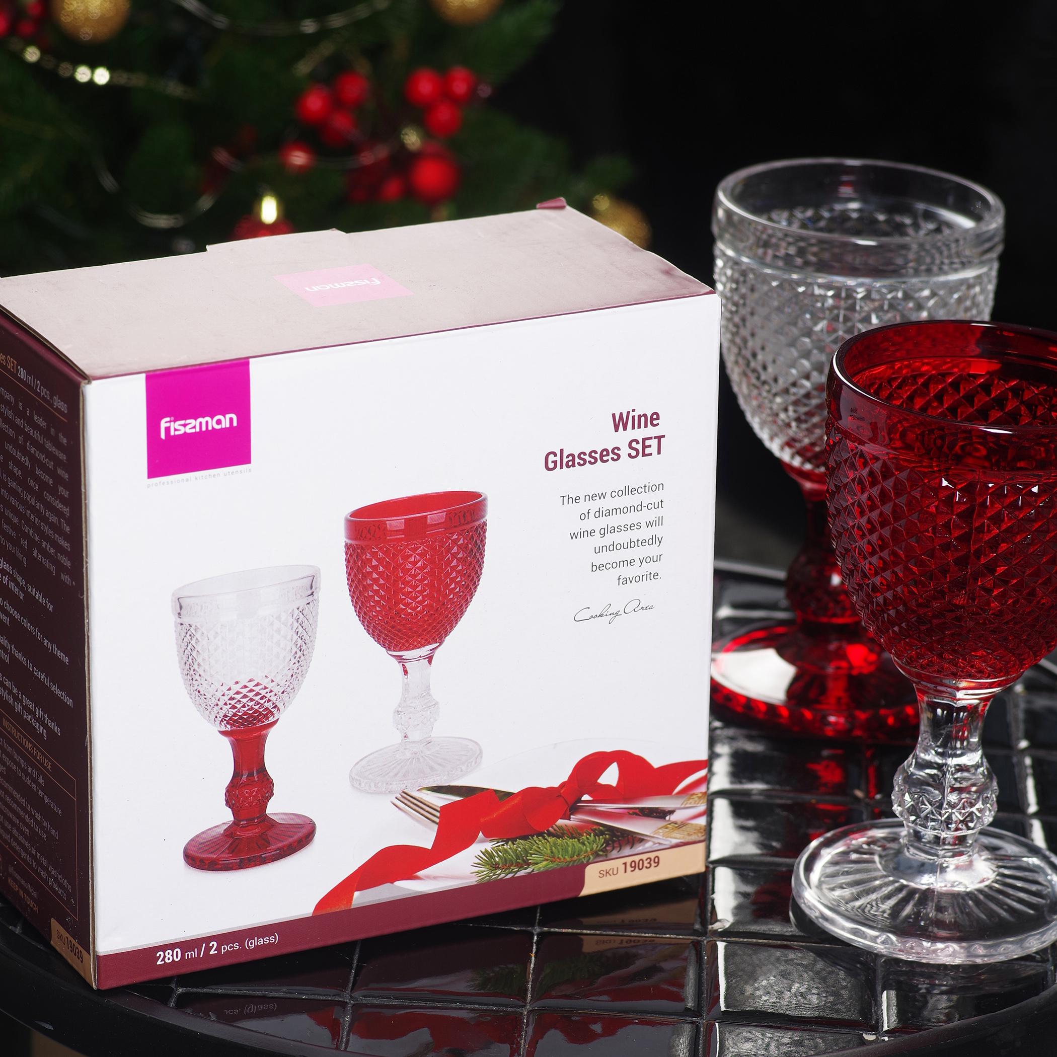 Glass 2-Piece Stemware Set - 280 ml-household-dining-glassware-stemware-image-4