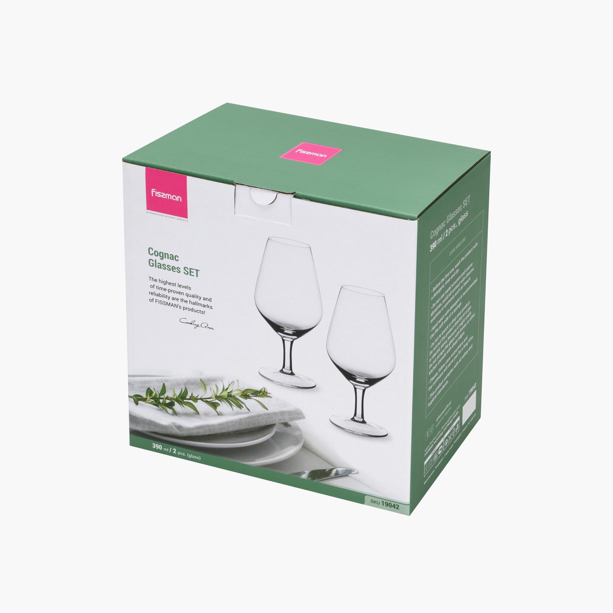 Glass 2-Piece Stemware Set - 390 ml-household-dining-glassware-stemware-image-5