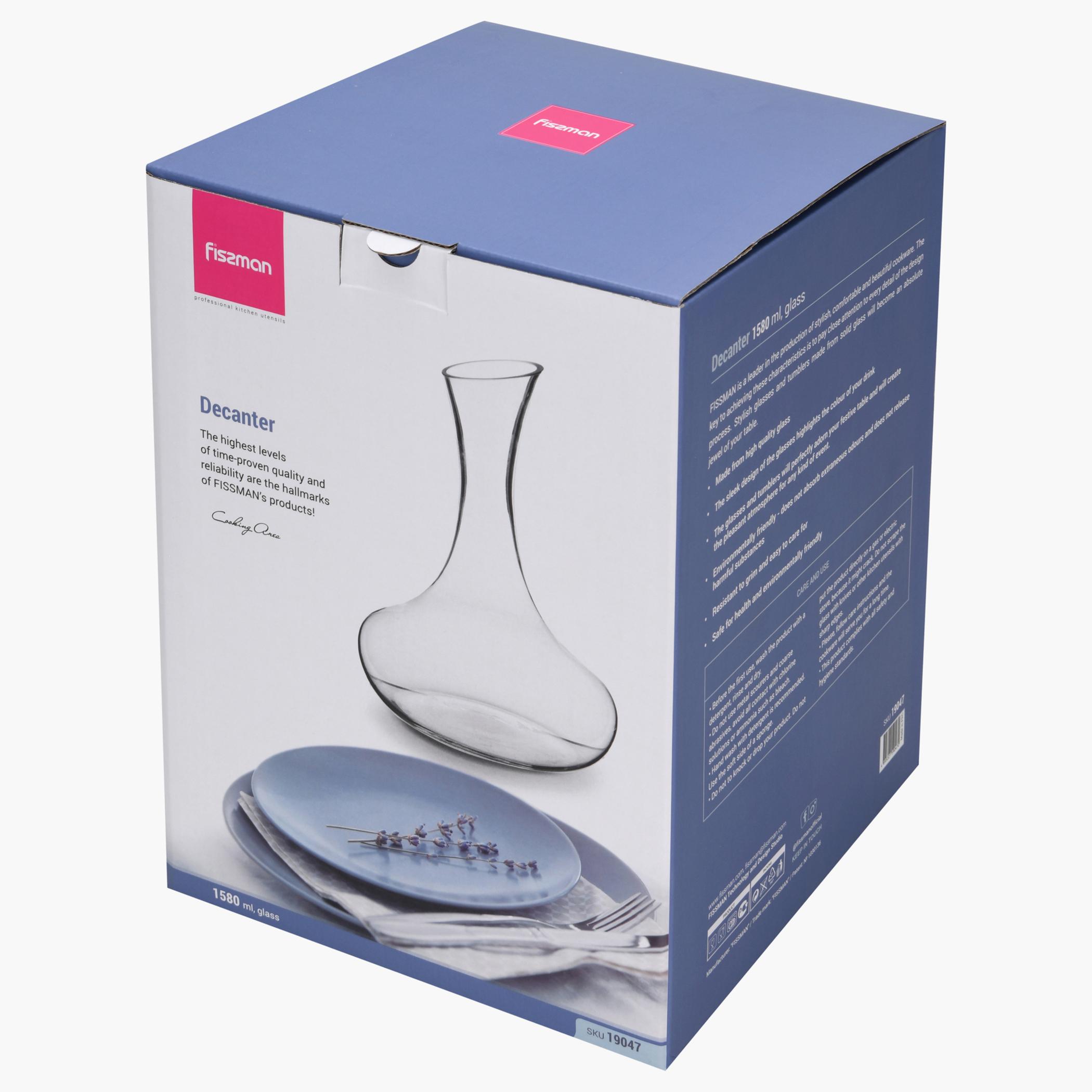 إبريق زجاجي من فيسمان- 1.58 لتر-household-dining-drinkserveware-jugsdecantersandcarafes-image-5