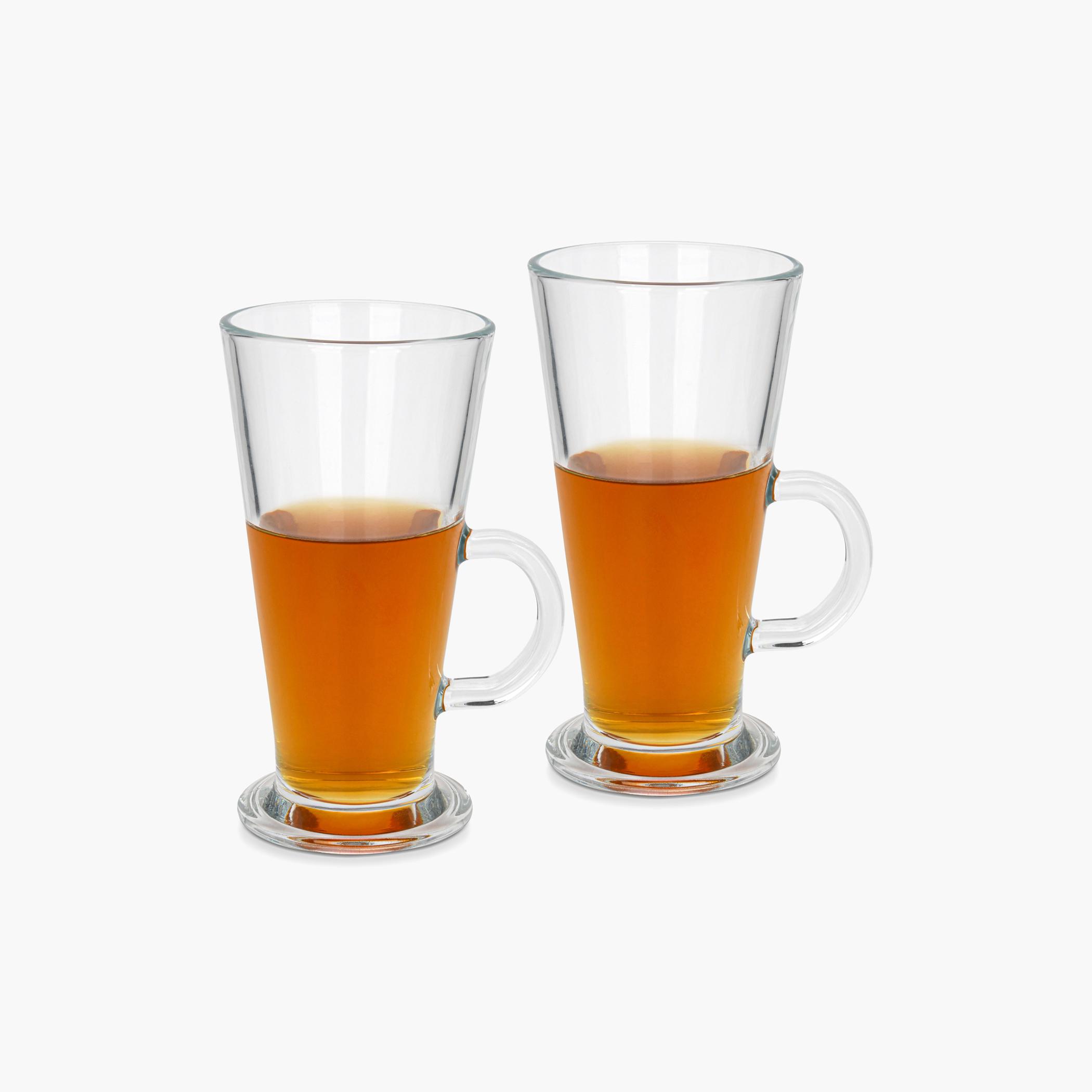 طقم مجات لاتيه زجاج من قطعتين من فيسمان - 280 مل-household-dining-teaandcoffee-teaandcoffeesets-image-1