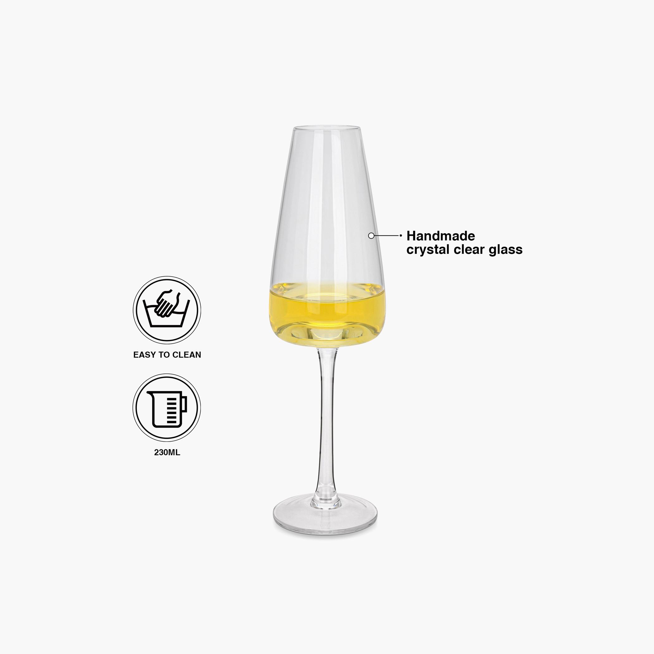 Glass 2-Piece Stemware Set - 230 ml-household-dining-glassware-stemware-image-2
