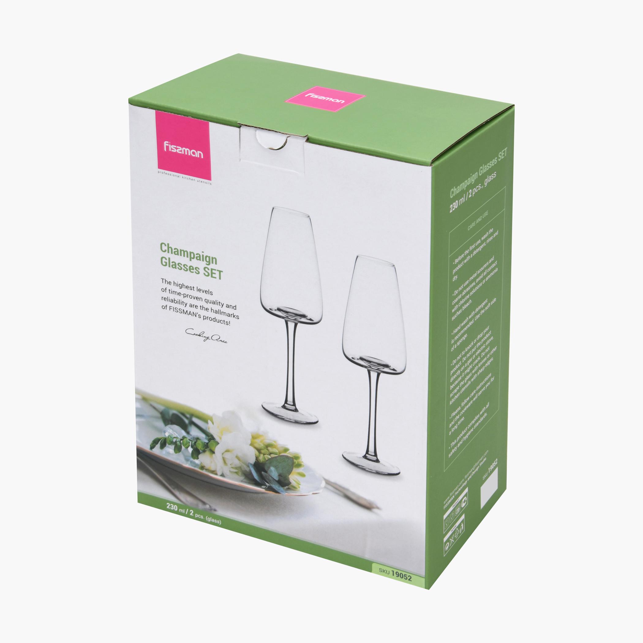 Glass 2-Piece Stemware Set - 230 ml-household-dining-glassware-stemware-image-5