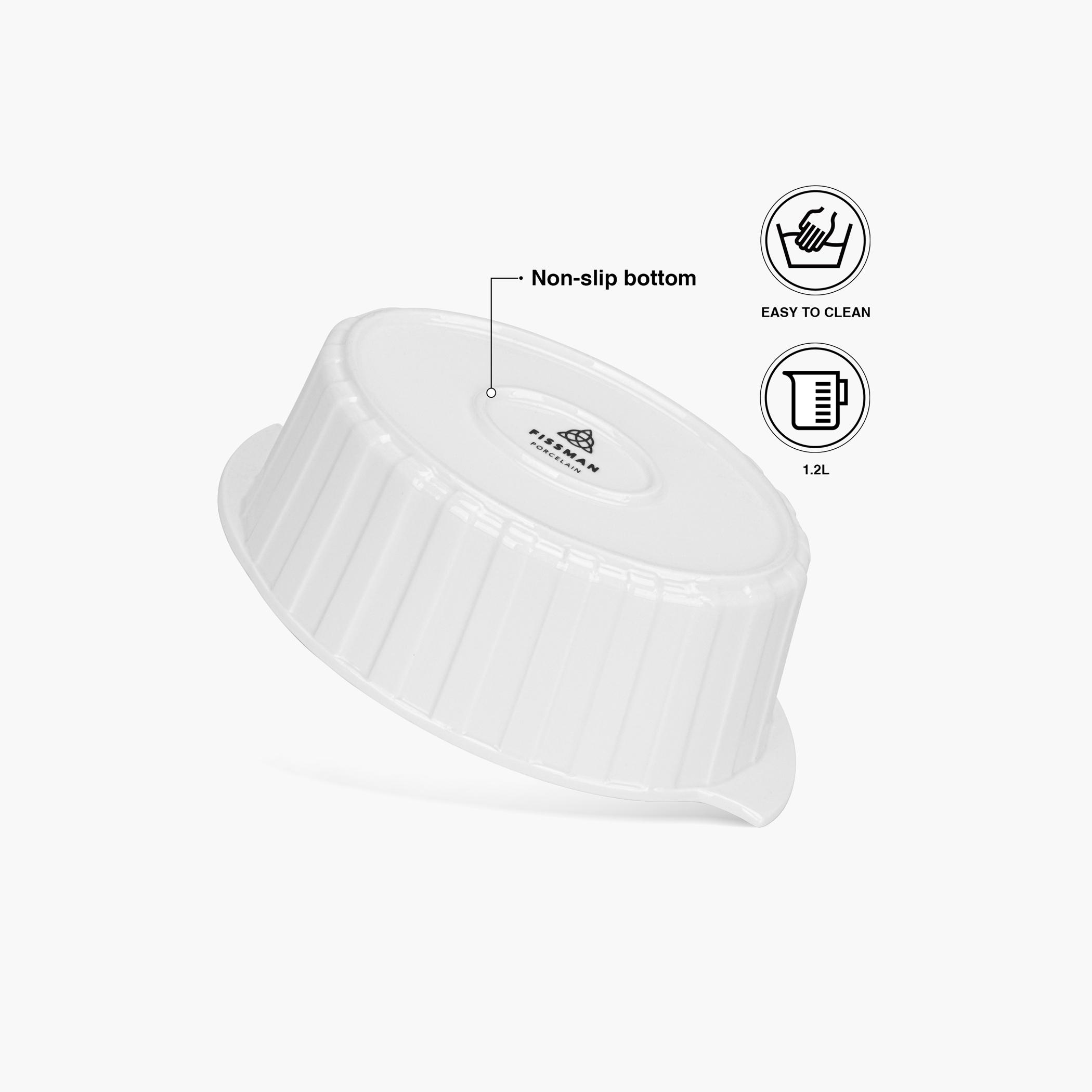 صحن خبز بيضاوي من فيسمان - 24×17×8 سم-household-kitchen-bakeware-bakingdishes-image-4