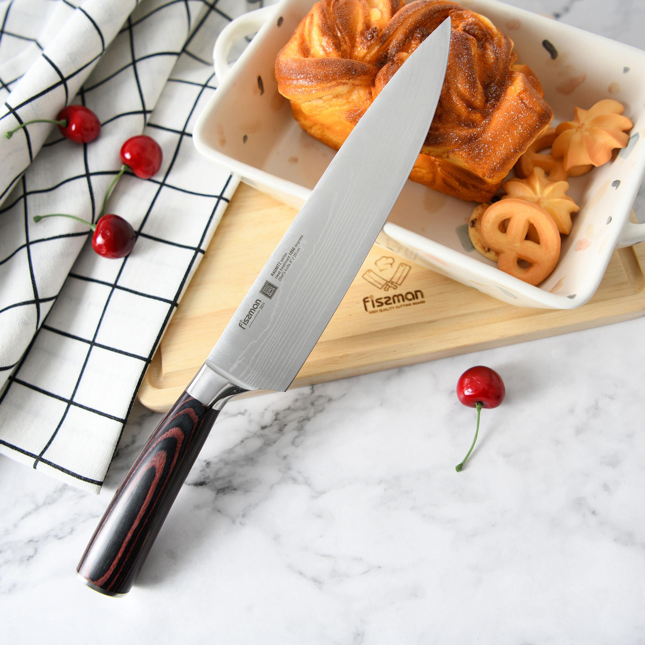 سكين شيف 8 بوصة صُلب من فيسمان - راجنيتز-household-kitchen-kitchentoolsandutensils-knives-image-1