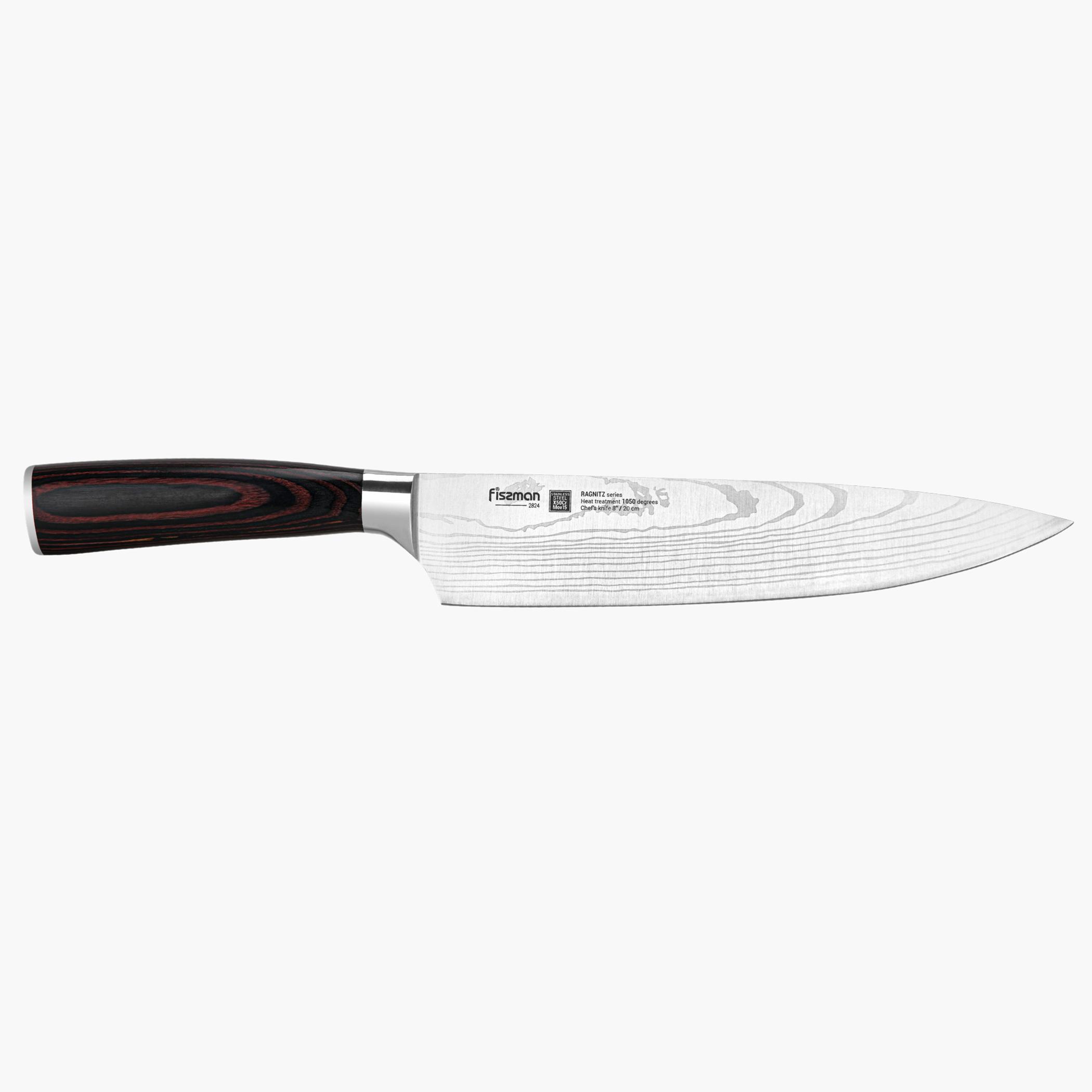سكين شيف 8 بوصة صُلب من فيسمان - راجنيتز-household-kitchen-kitchentoolsandutensils-knives-image-2