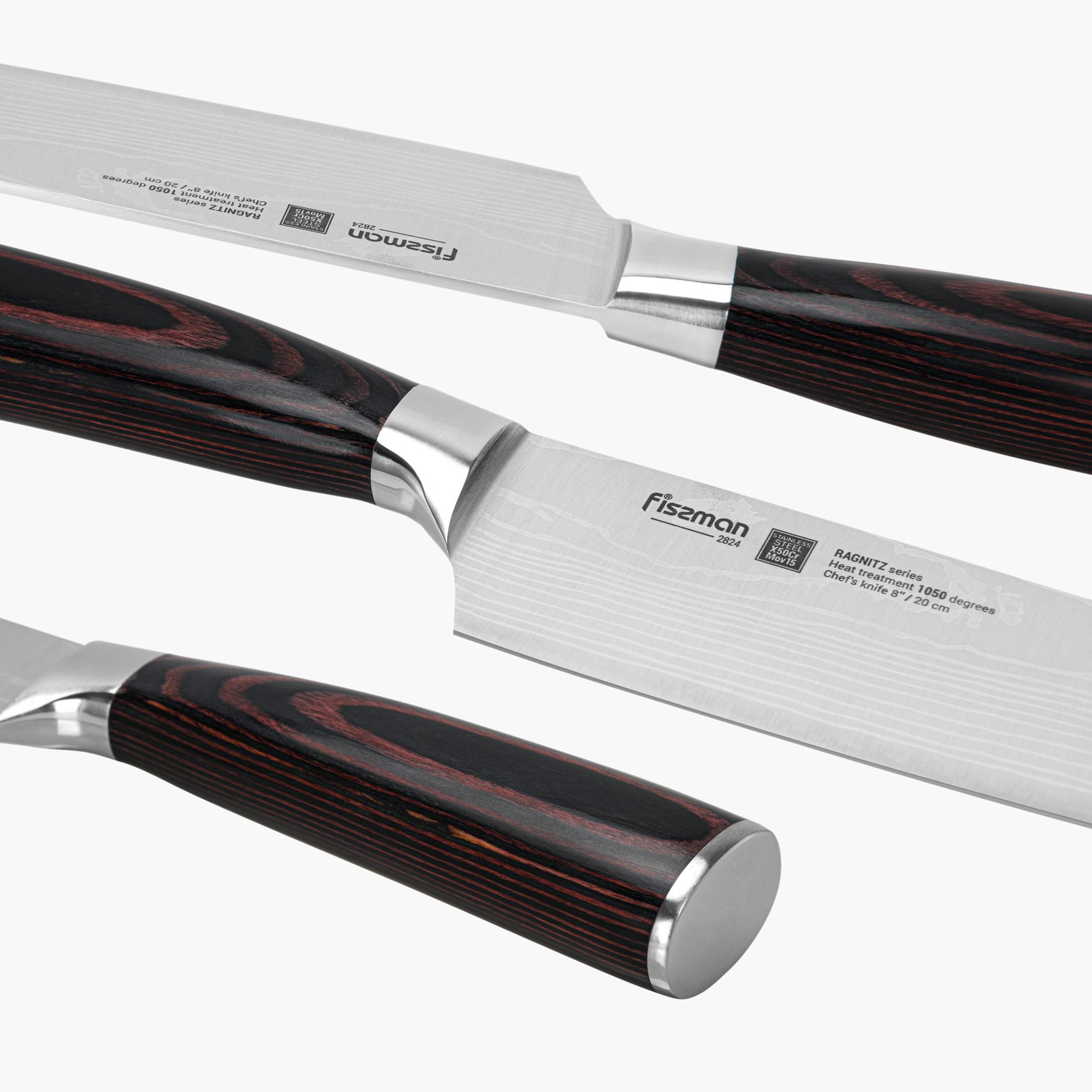 سكين شيف 8 بوصة صُلب من فيسمان - راجنيتز-household-kitchen-kitchentoolsandutensils-knives-image-6