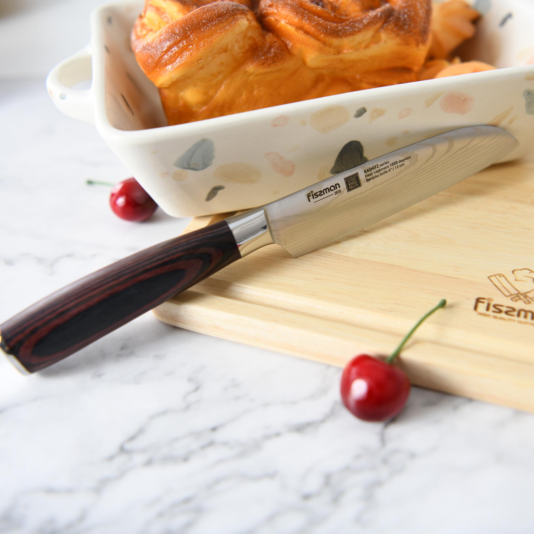 سكين سانتوكو 5 بوصة صُلب من فيسمان - راجنيتز-household-kitchen-kitchentoolsandutensils-knives-image-1