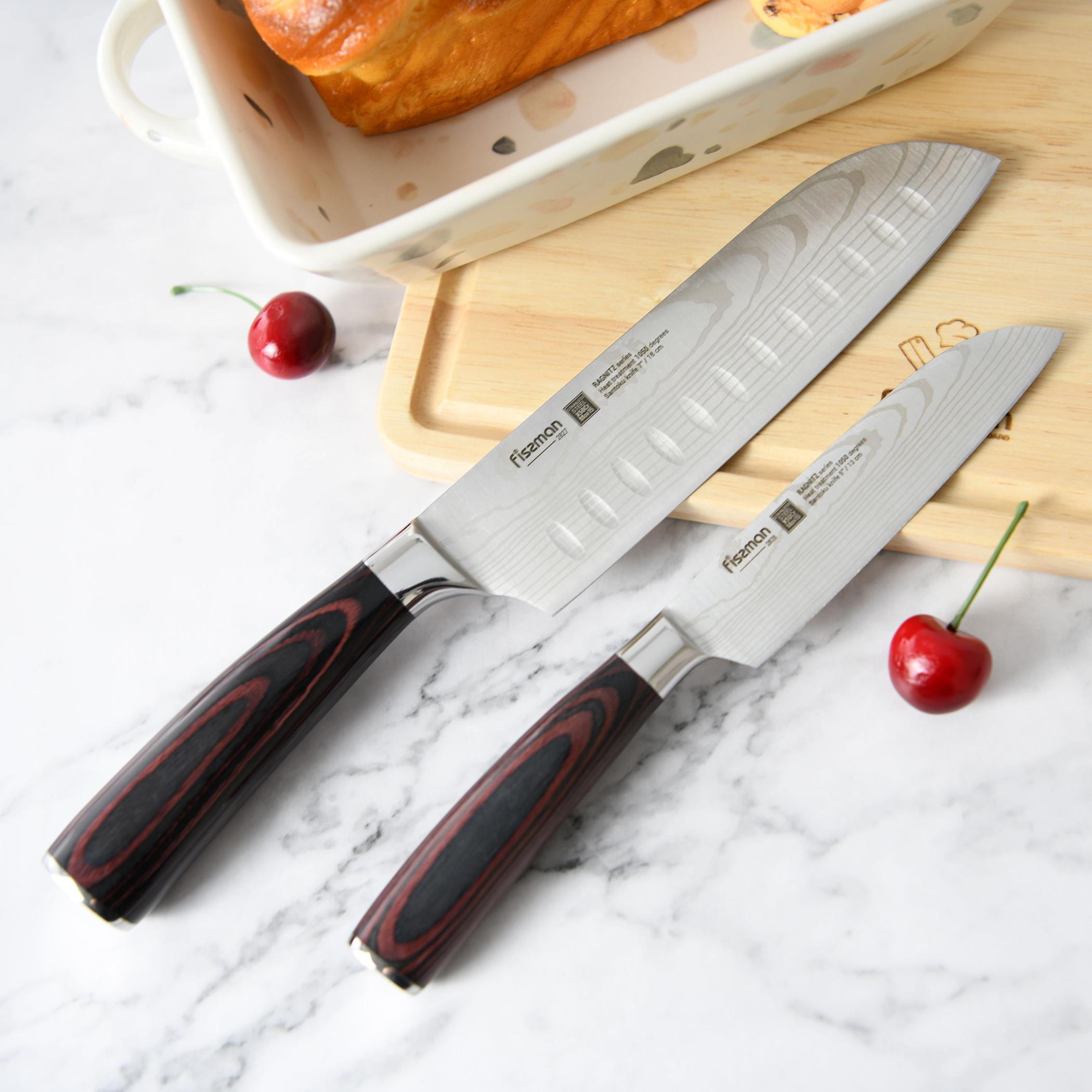سكين سانتوكو 5 بوصة صُلب من فيسمان - راجنيتز-household-kitchen-kitchentoolsandutensils-knives-image-2