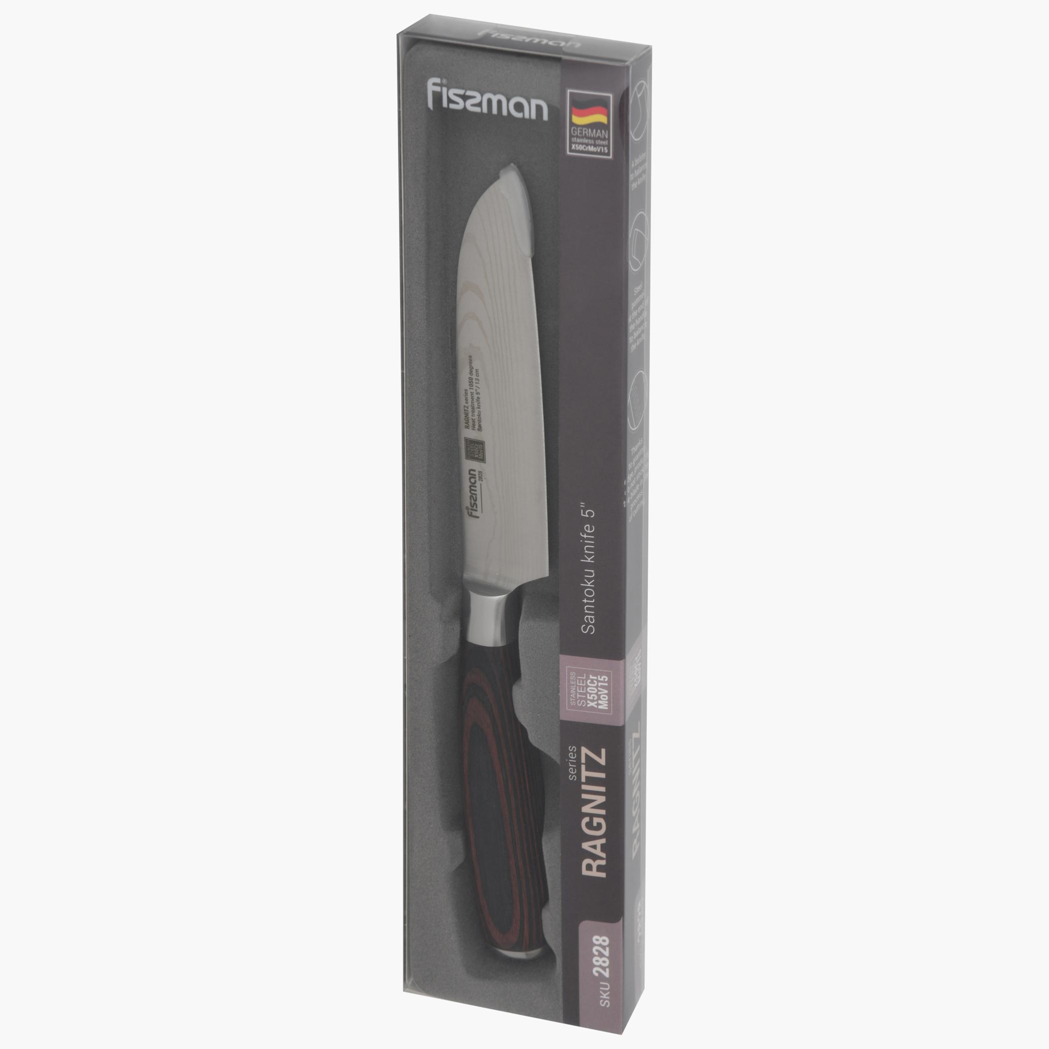 سكين سانتوكو 5 بوصة صُلب من فيسمان - راجنيتز-household-kitchen-kitchentoolsandutensils-knives-image-8